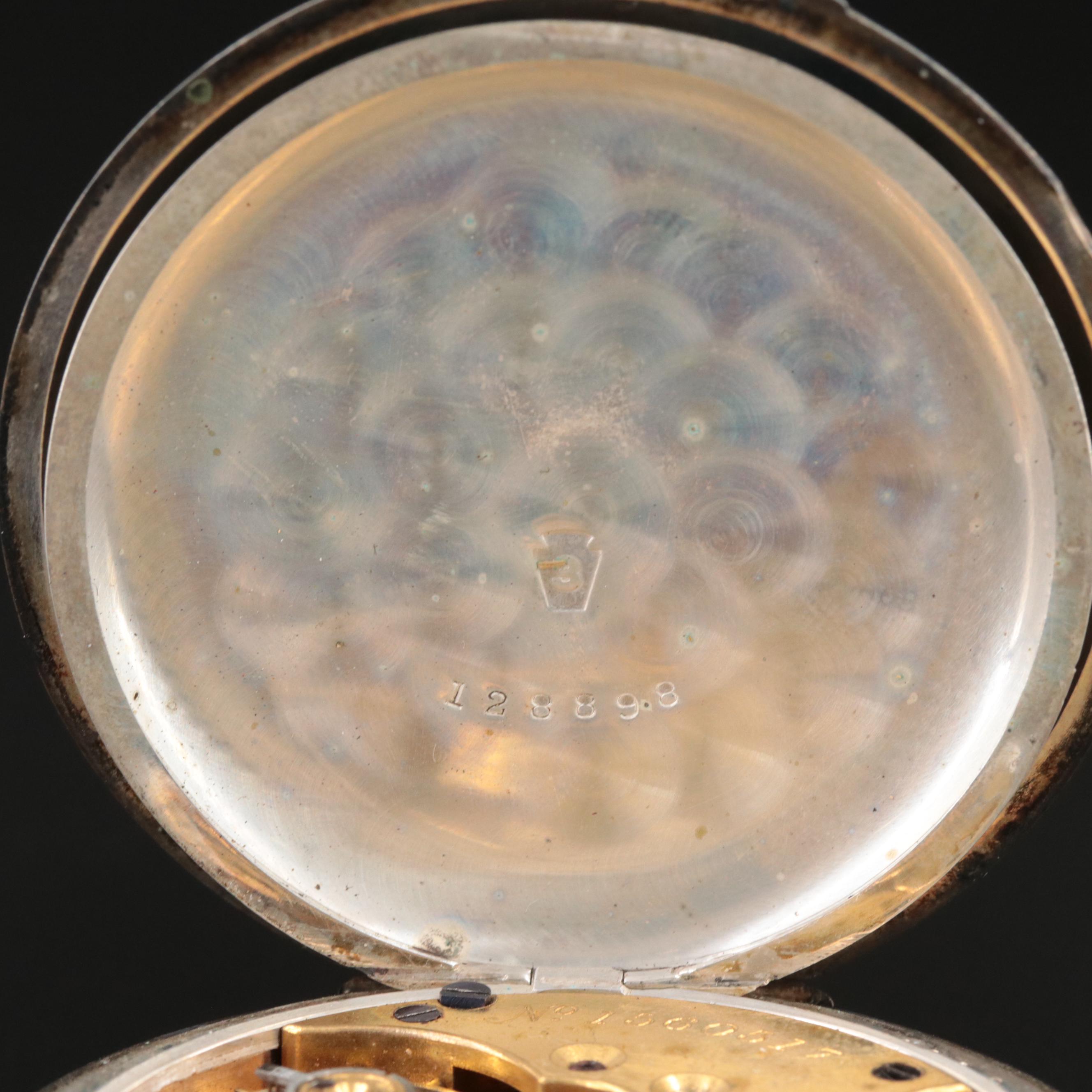 1885 Elgin Coin Silver Pocket Watch