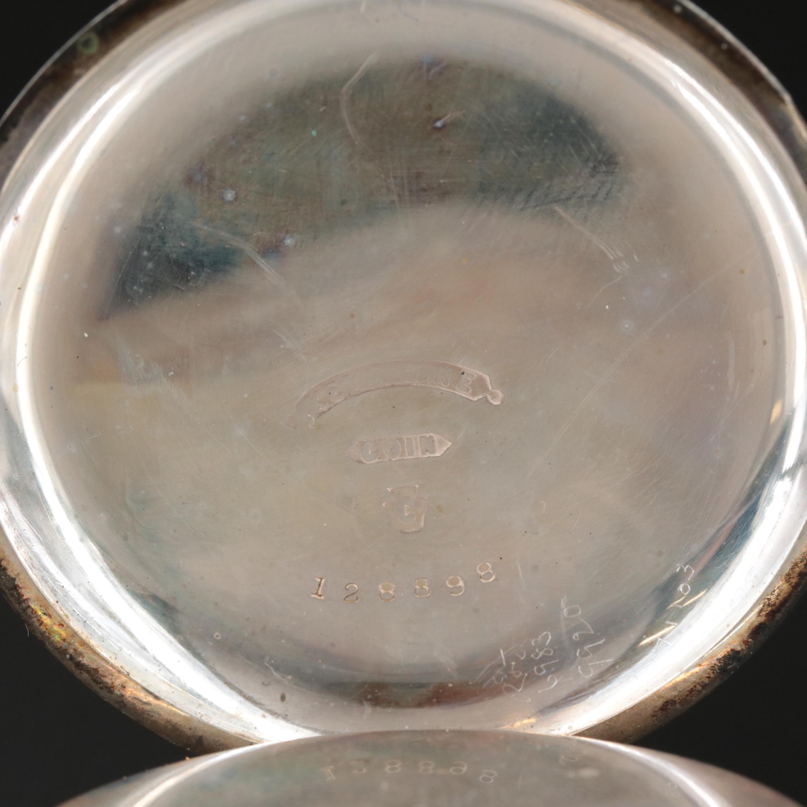 1885 Elgin Coin Silver Pocket Watch