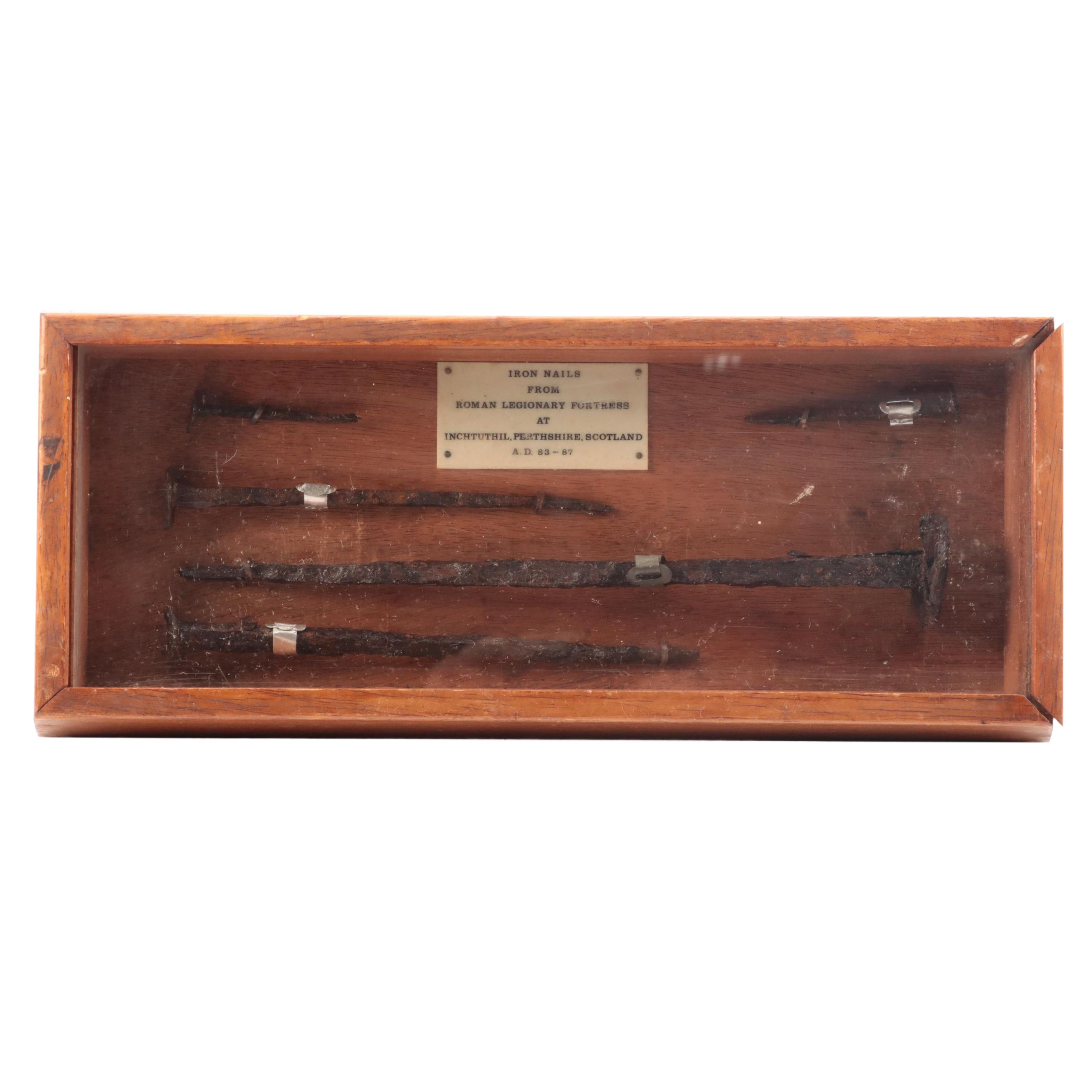 Inchtuthil Roman Legionary Fortress Iron Nails, Circa 83-87 CE