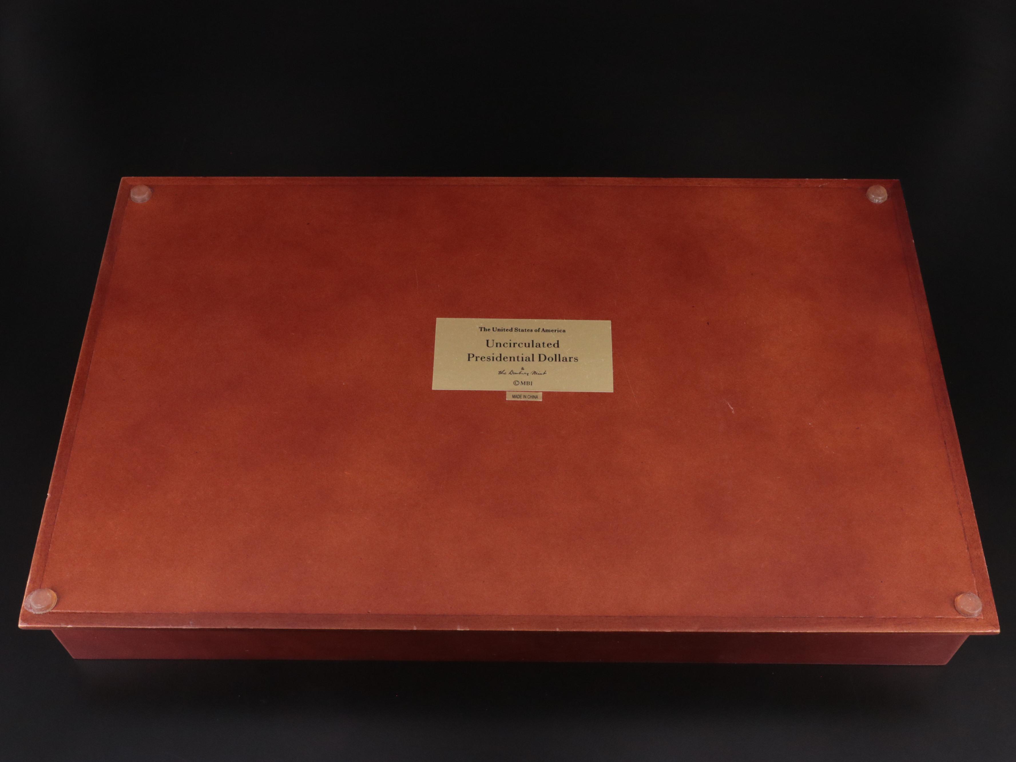 Collection of Thirty-Nine Different Presidential One Dollar Coins