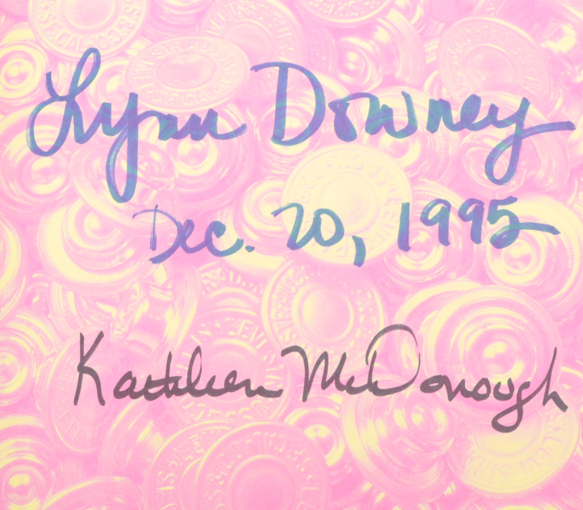 Signed First Edition "This is a Pair of Levi's Jeans..." by Lynn Downey et al.