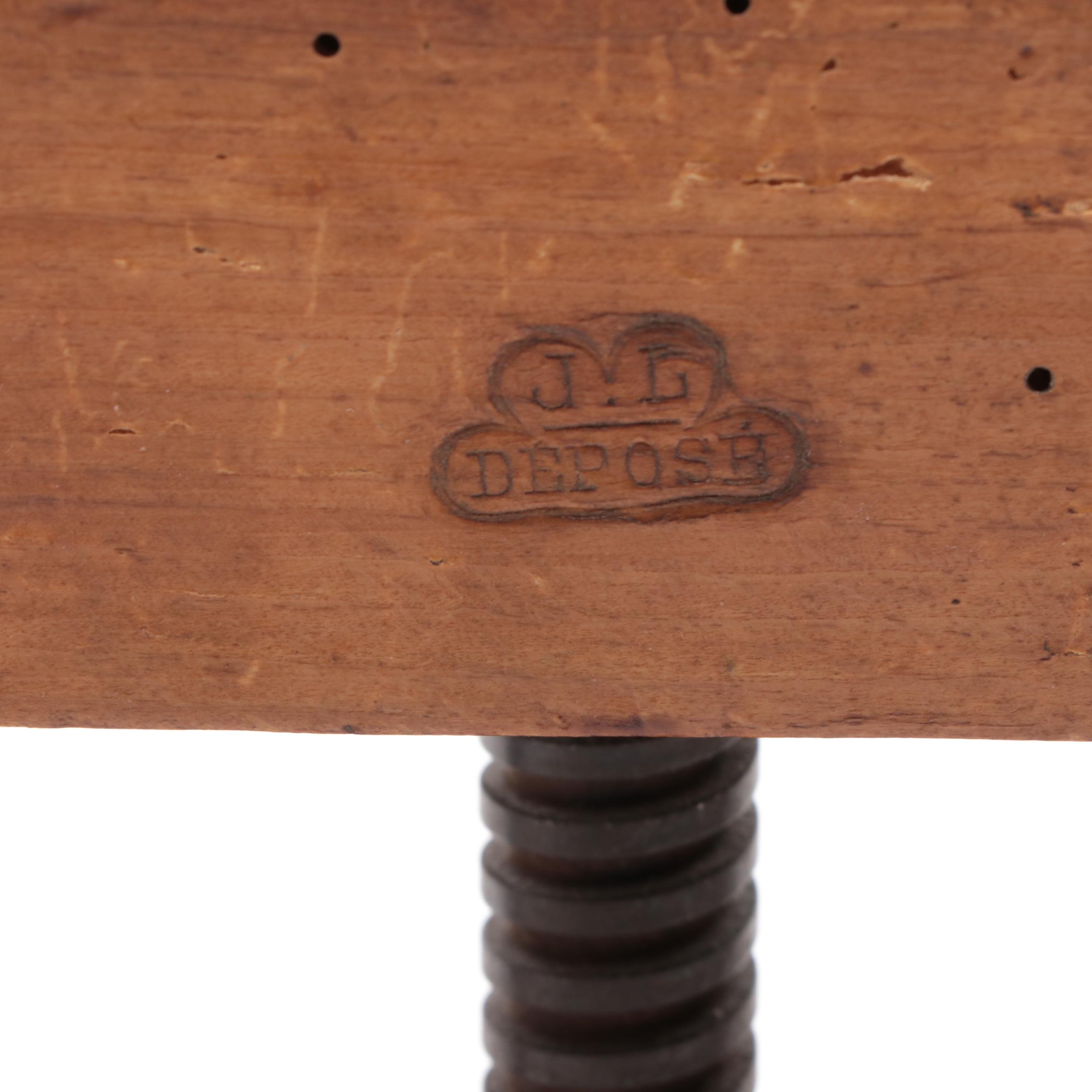 Antique Tabletop French Kitchen Press, 19th Century