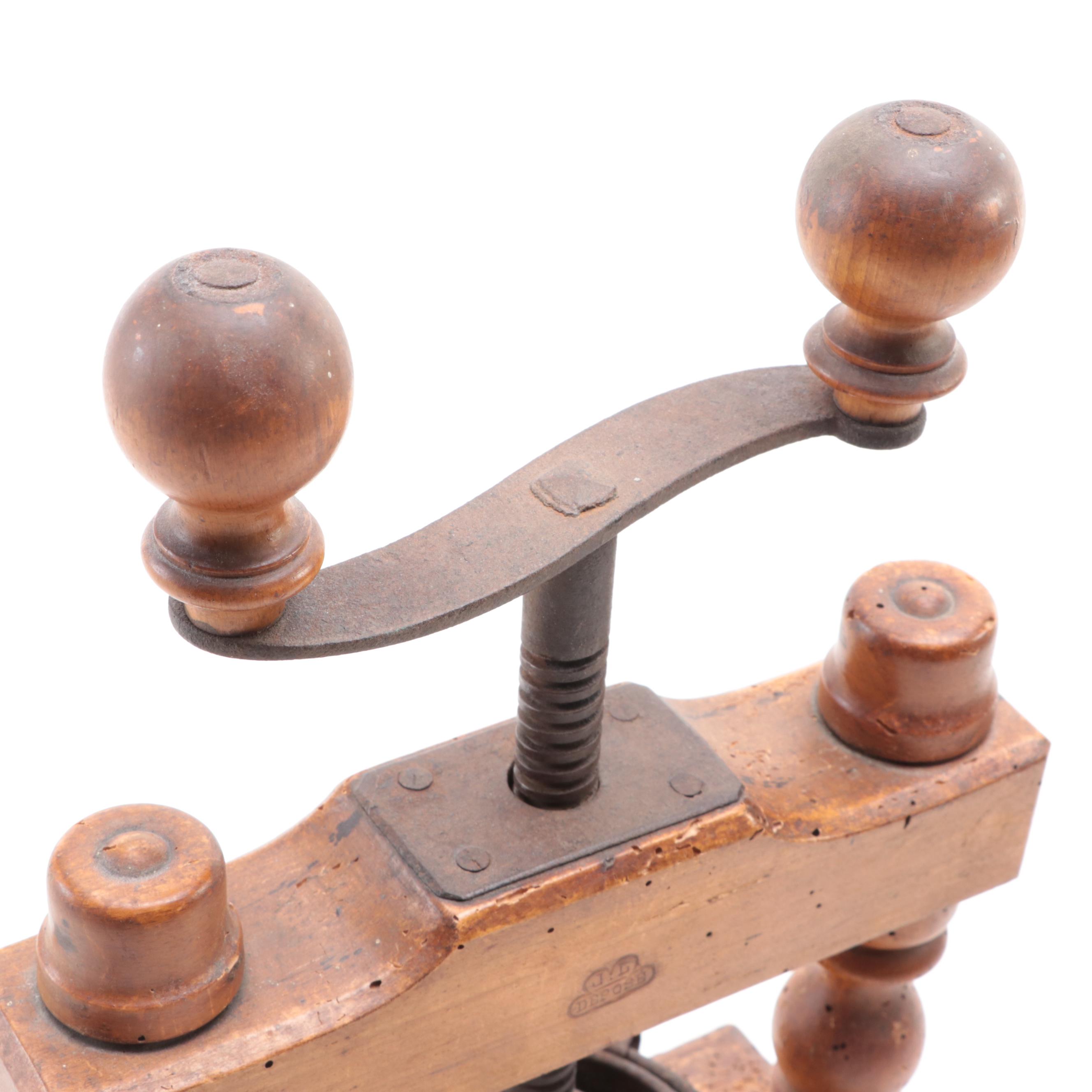 Antique Tabletop French Kitchen Press, 19th Century