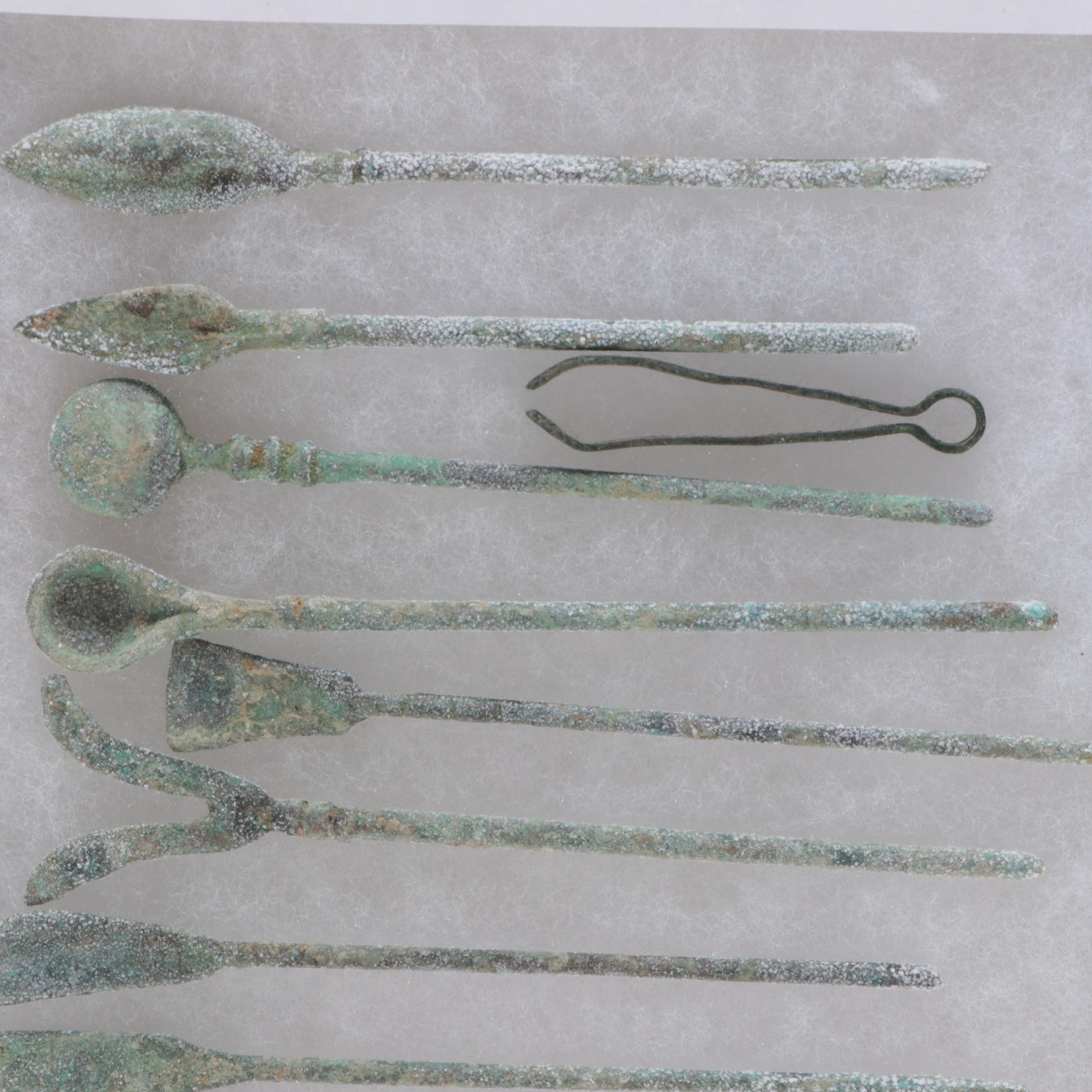 Ancient Roman Bronze Surgical Instruments, Circa 100-300 CE