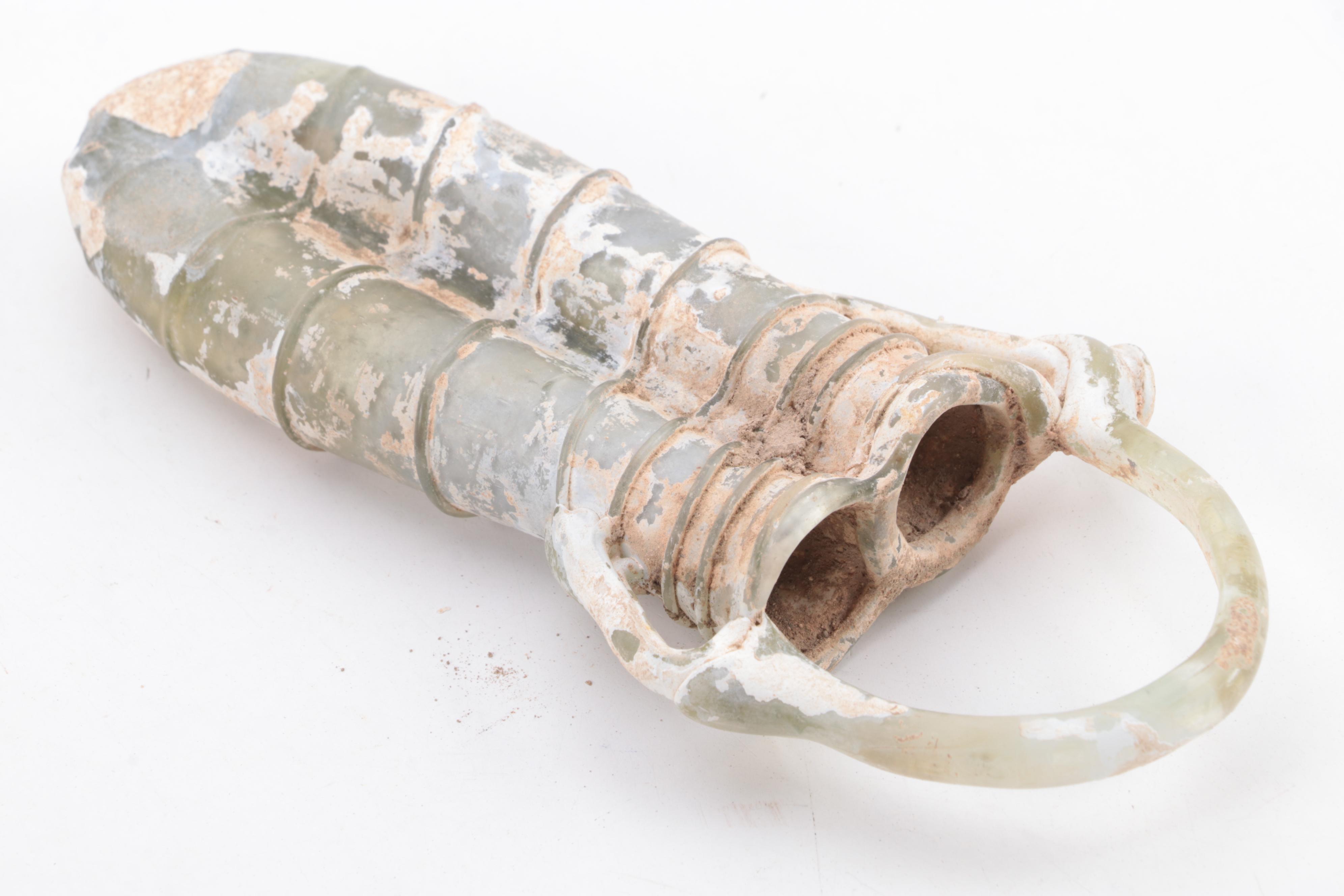 Ancient Roman Double Glass Kohl Tube