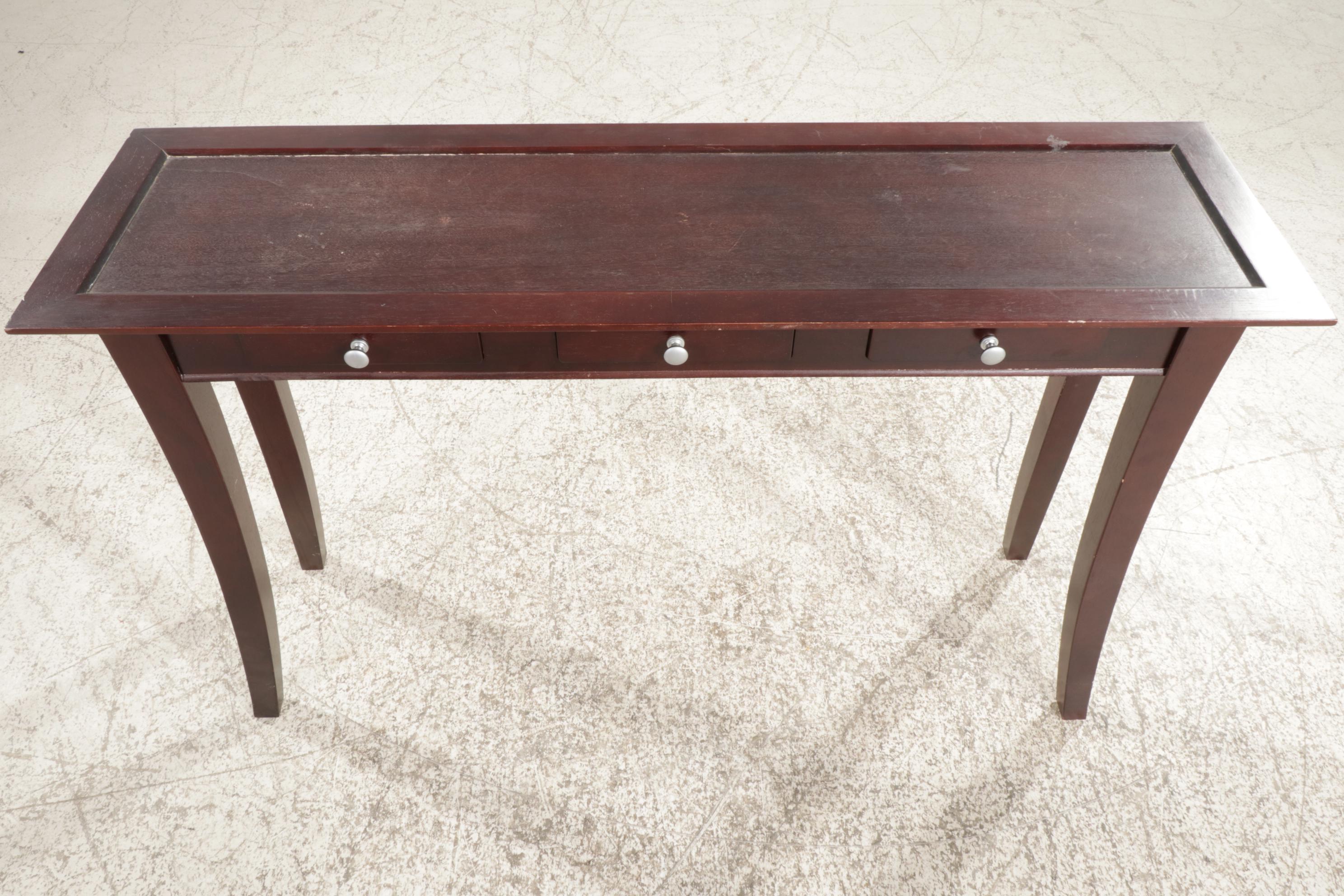 Contemporary Wooden Sofa Table