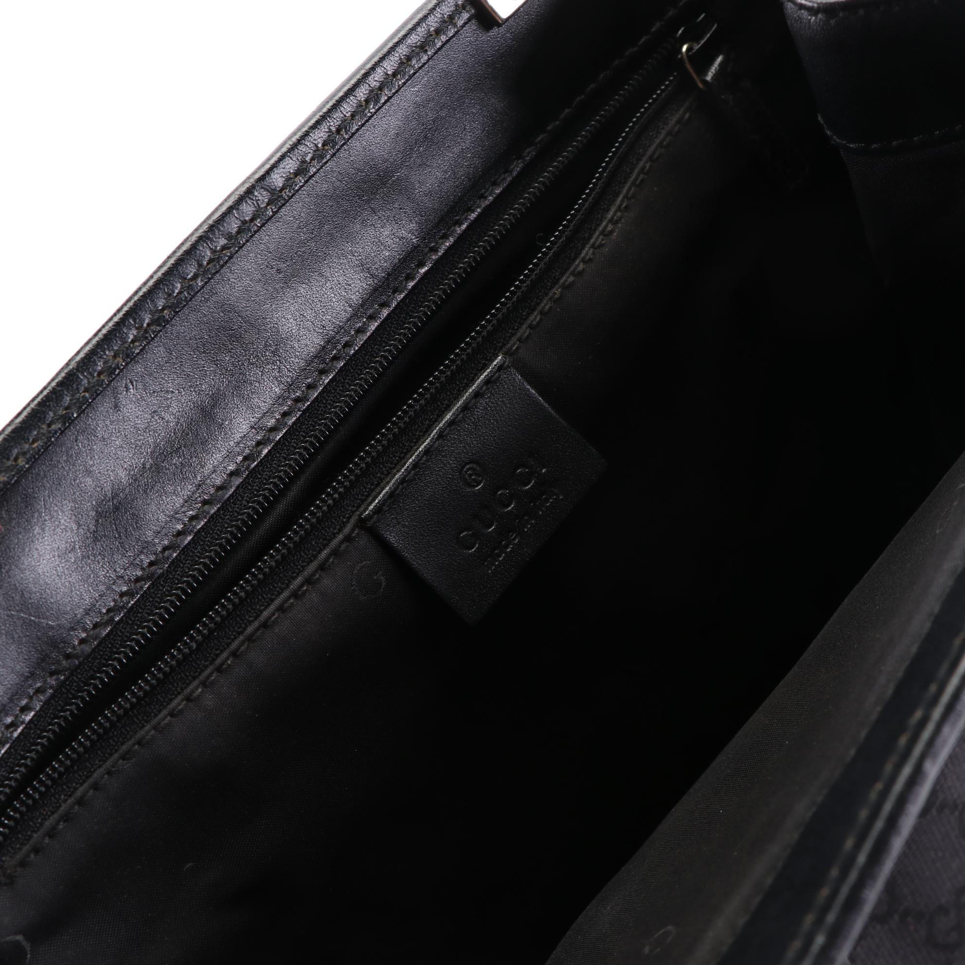 Gucci GG Canvas and Leather Tote