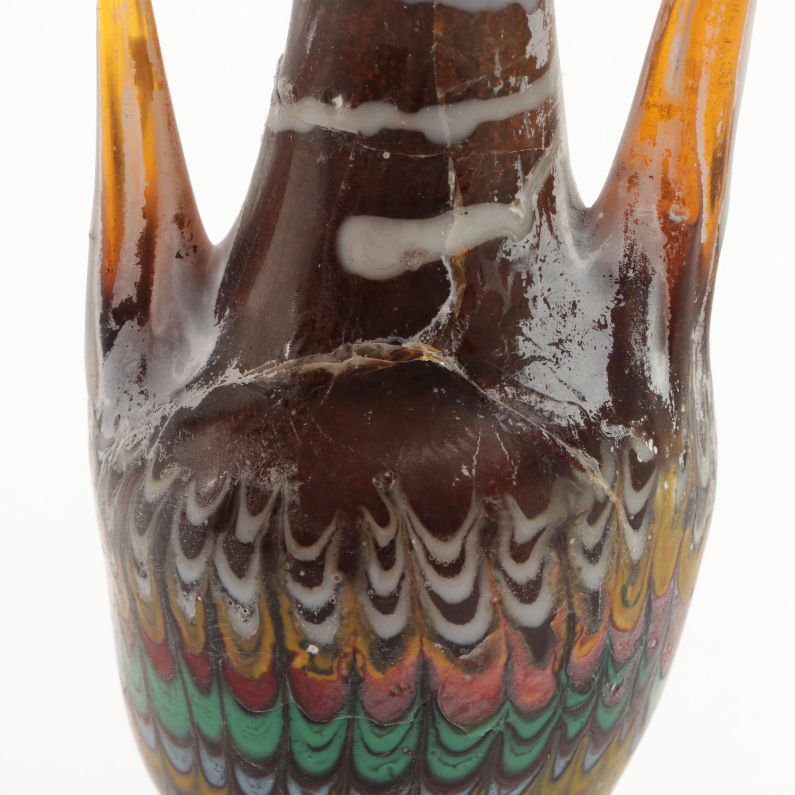 Ancient Greek and Ancient Phoenician Colored Glass Vessels