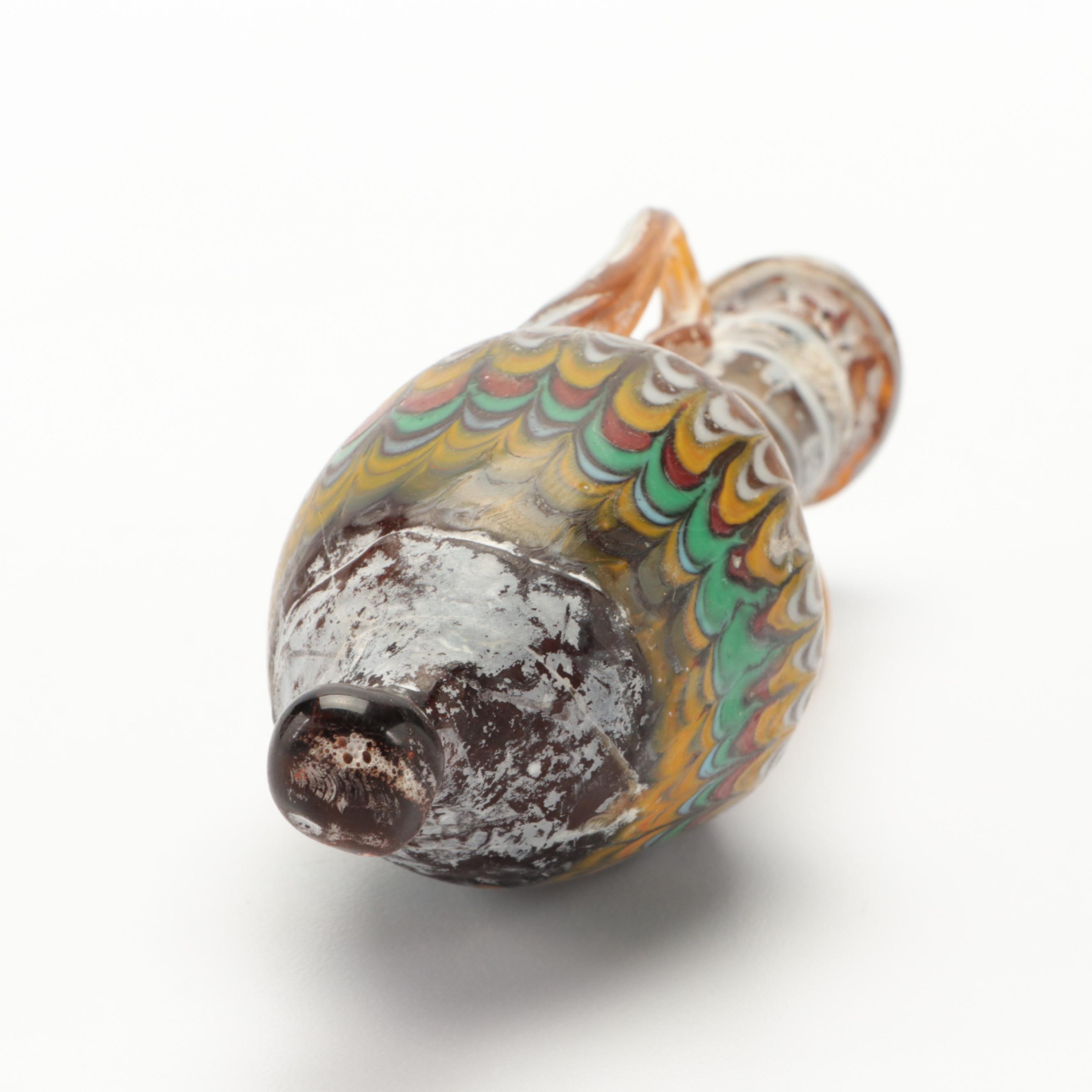 Ancient Greek and Ancient Phoenician Colored Glass Vessels