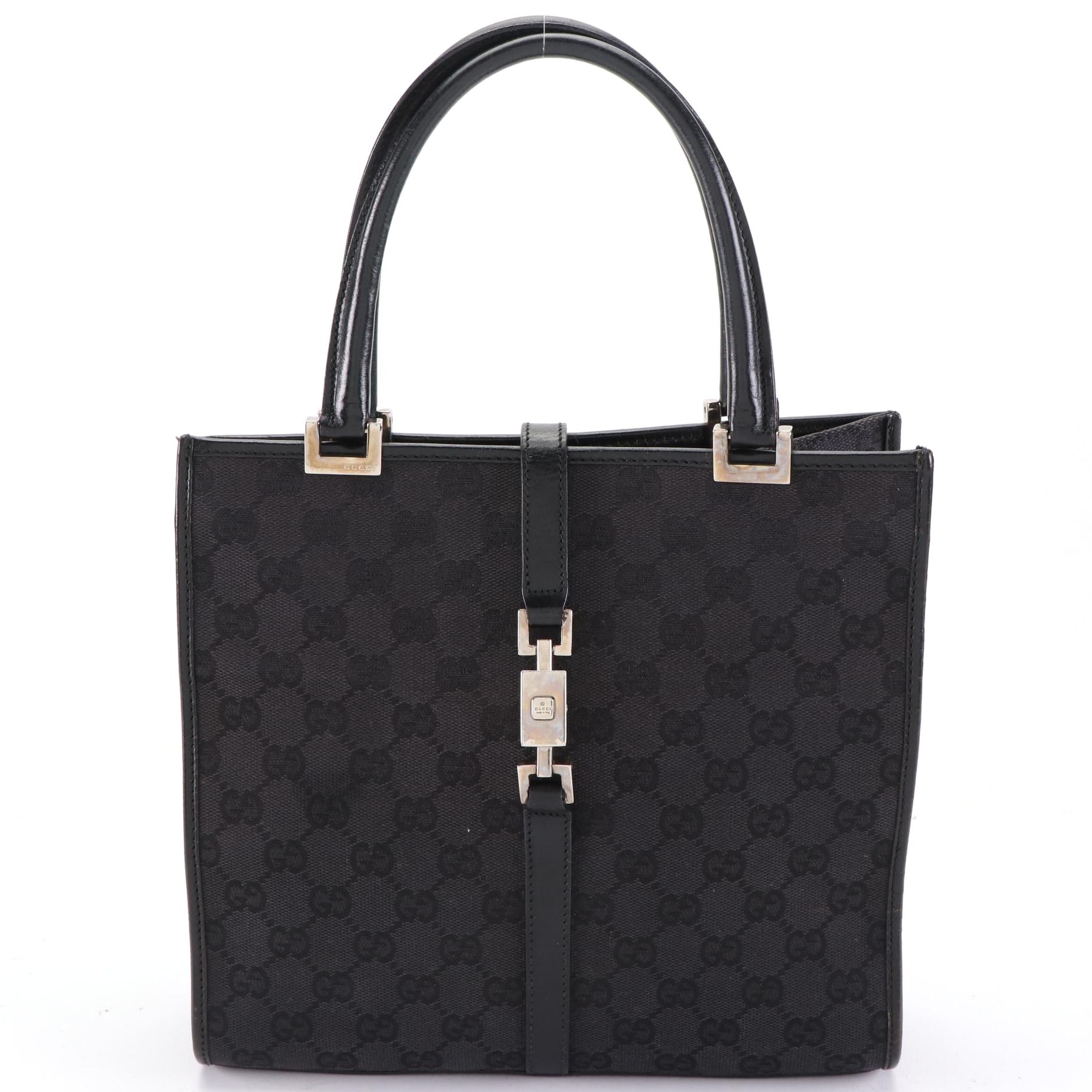 Gucci GG Canvas and Leather Tote