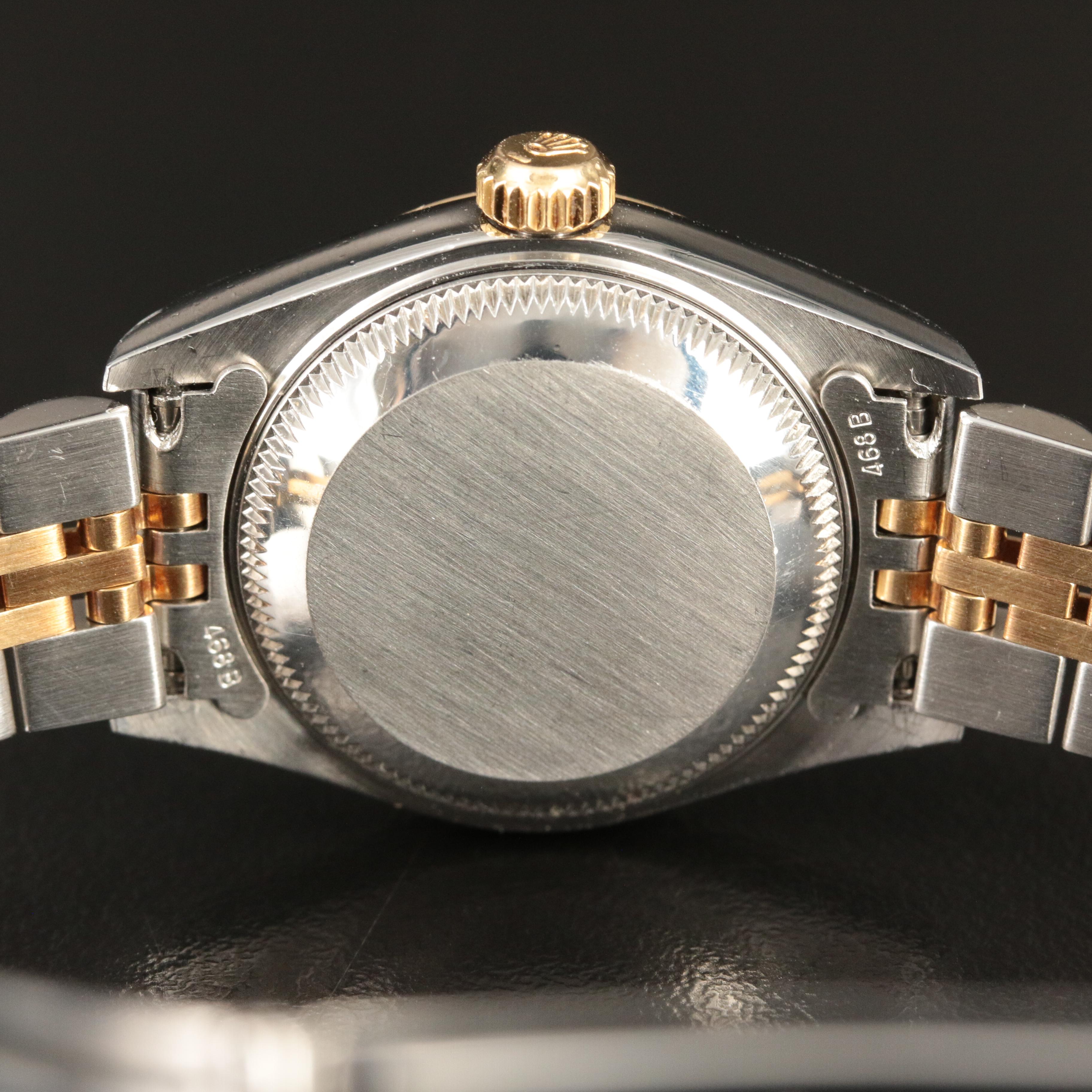 2002 Rolex Factory Diamond Jubilee Dial Datejust Watch
