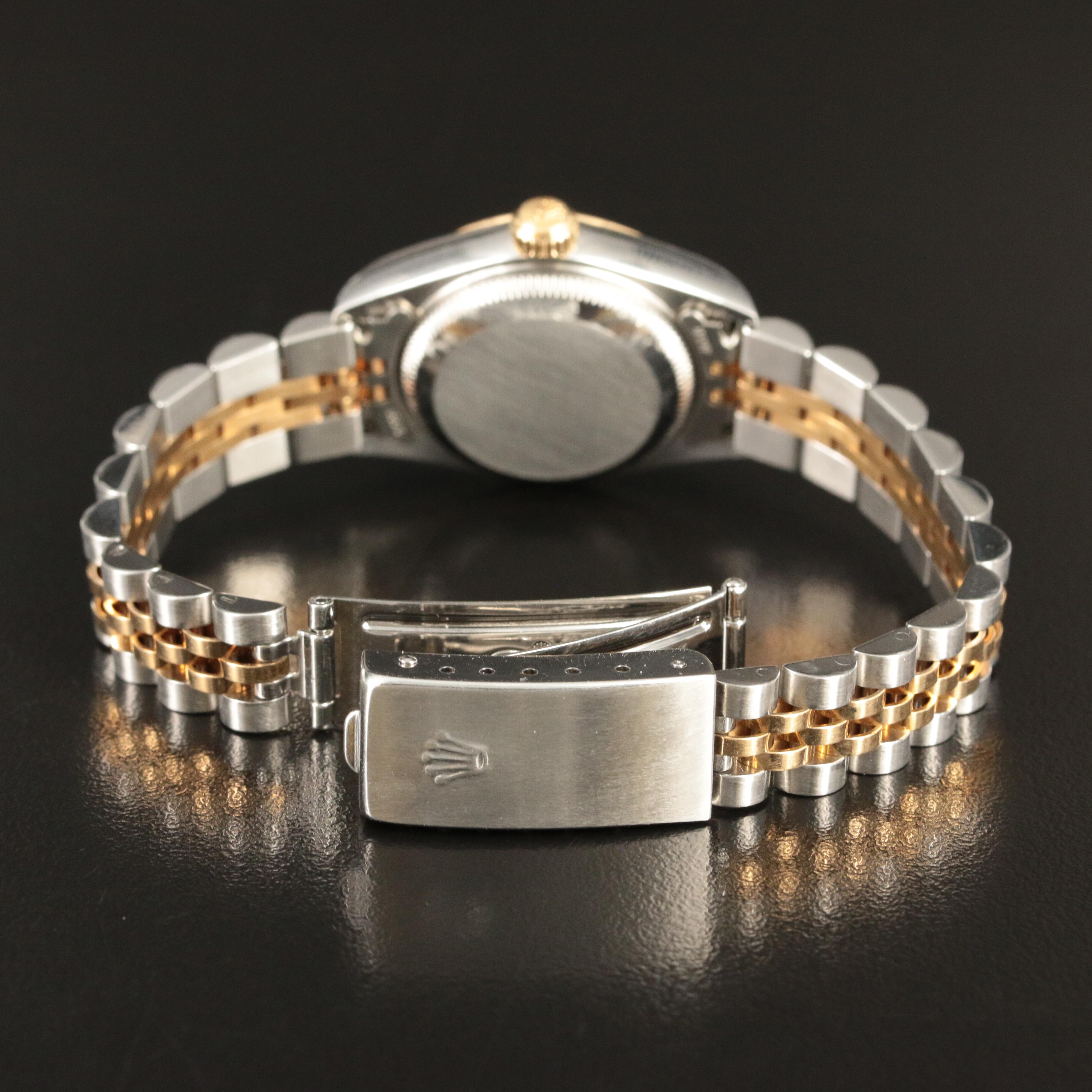 2002 Rolex Factory Diamond Jubilee Dial Datejust Watch