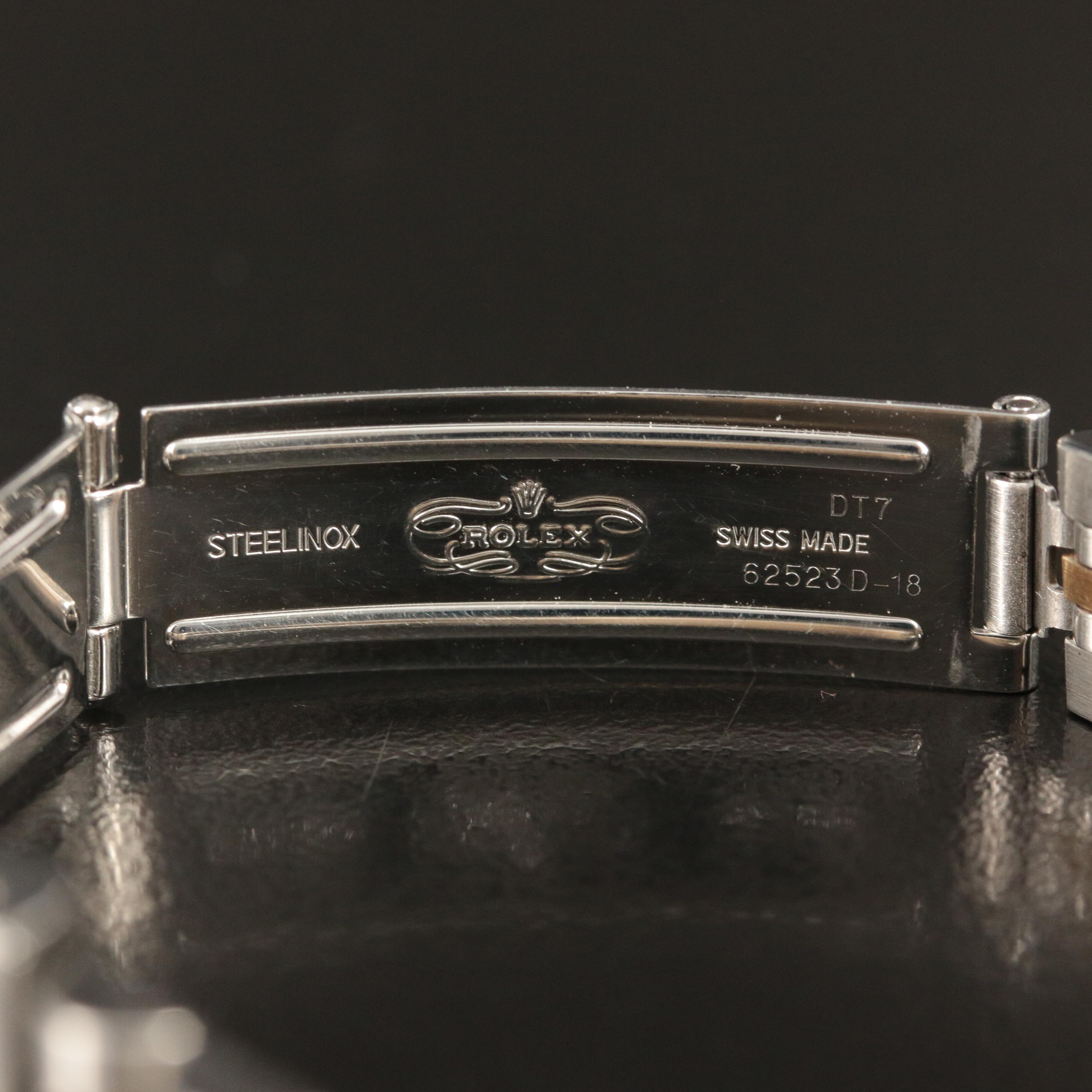 2002 Rolex Factory Diamond Jubilee Dial Datejust Watch