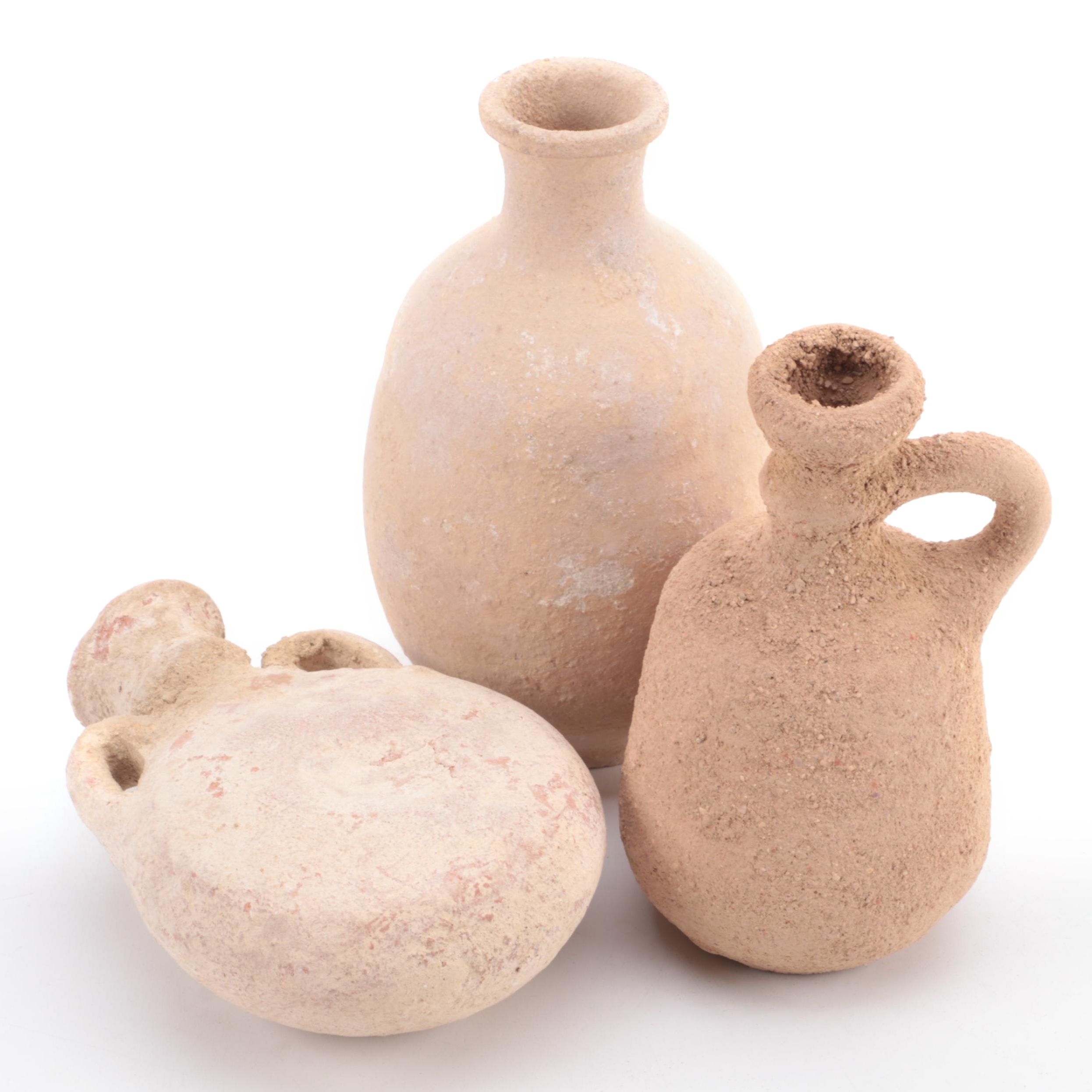 Ancient Roman Pottery Vessels