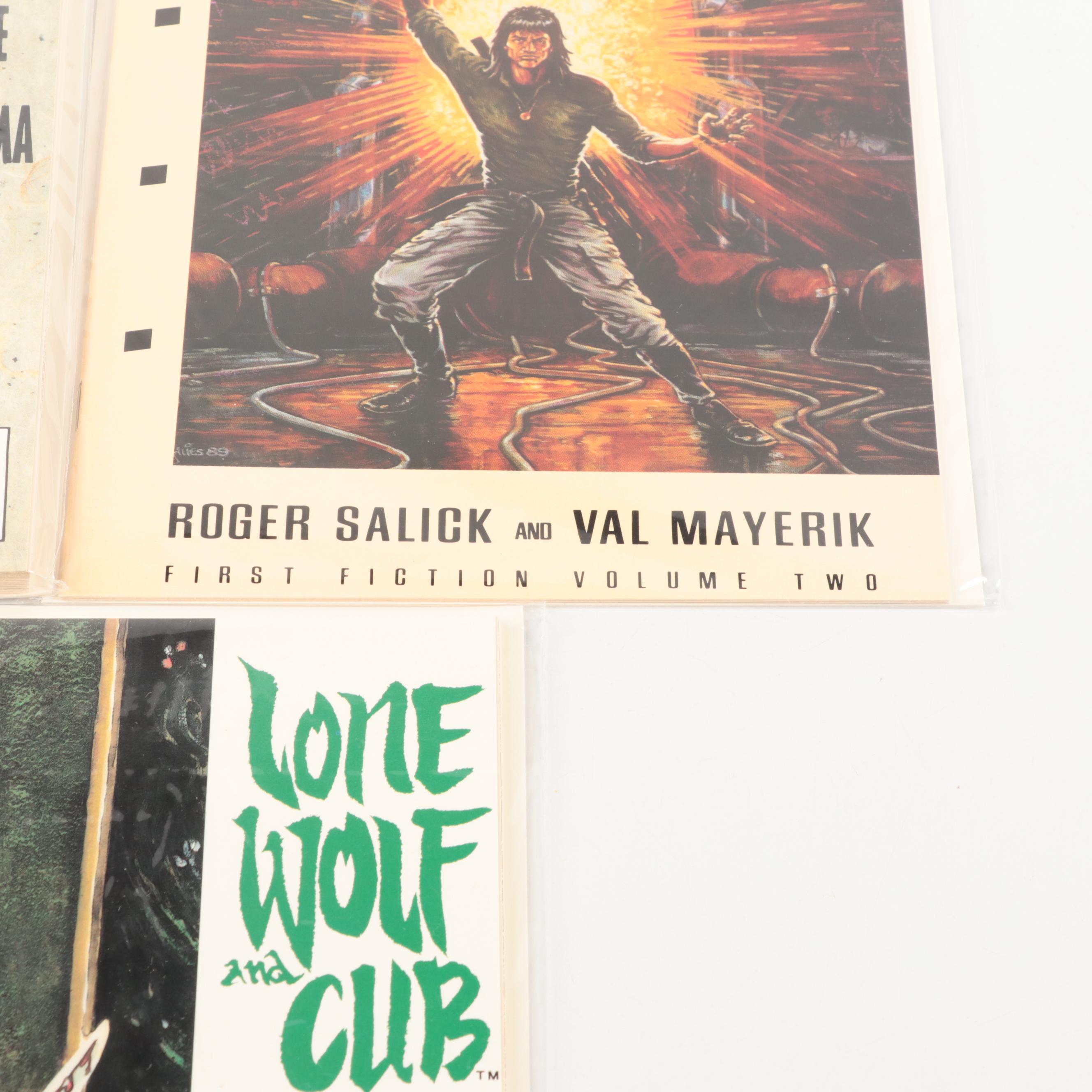 Modern Age First Publishing Comic Books with "Lone Wolf and Cub"and "Sensei"