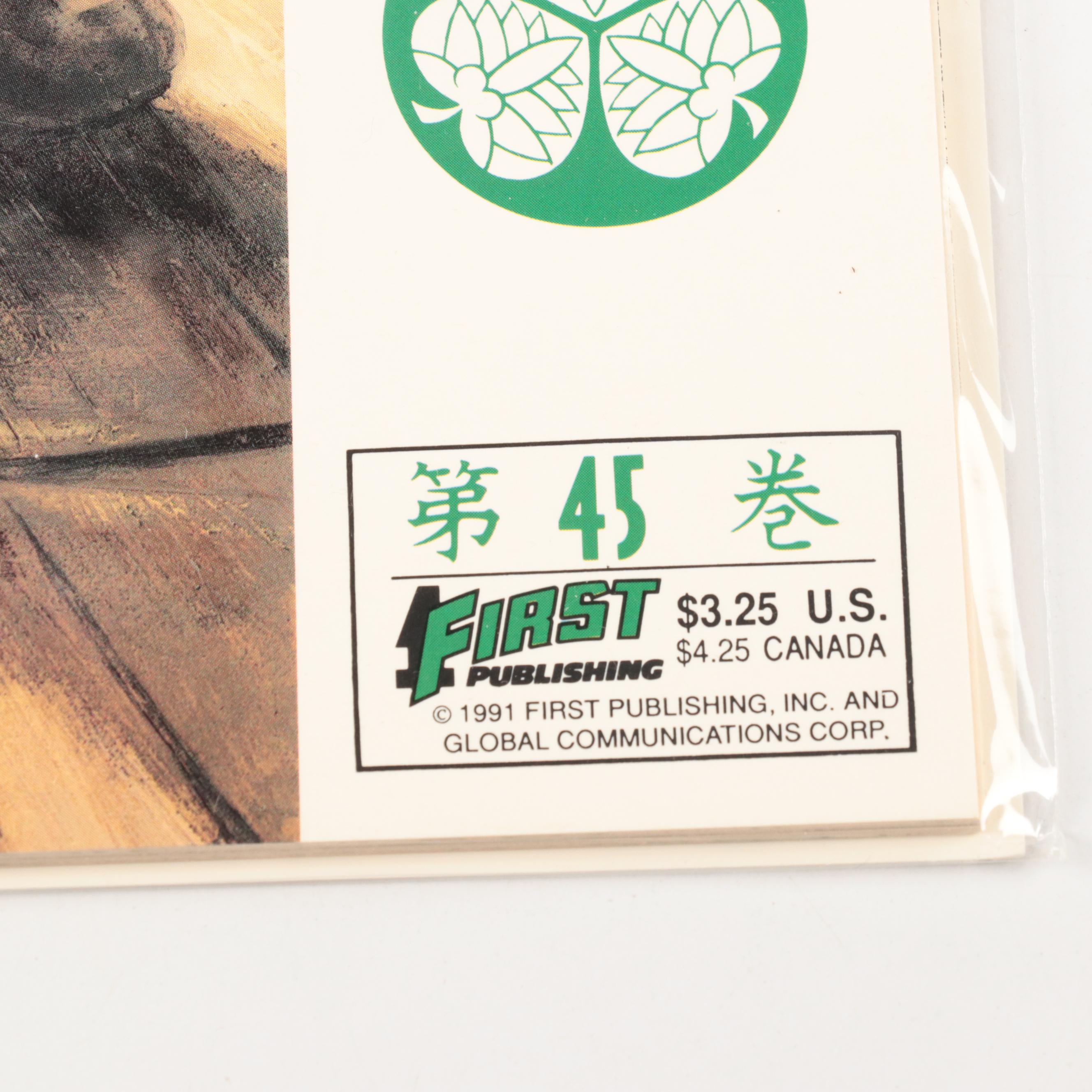 Modern Age First Publishing Comic Books with "Lone Wolf and Cub"and "Sensei"