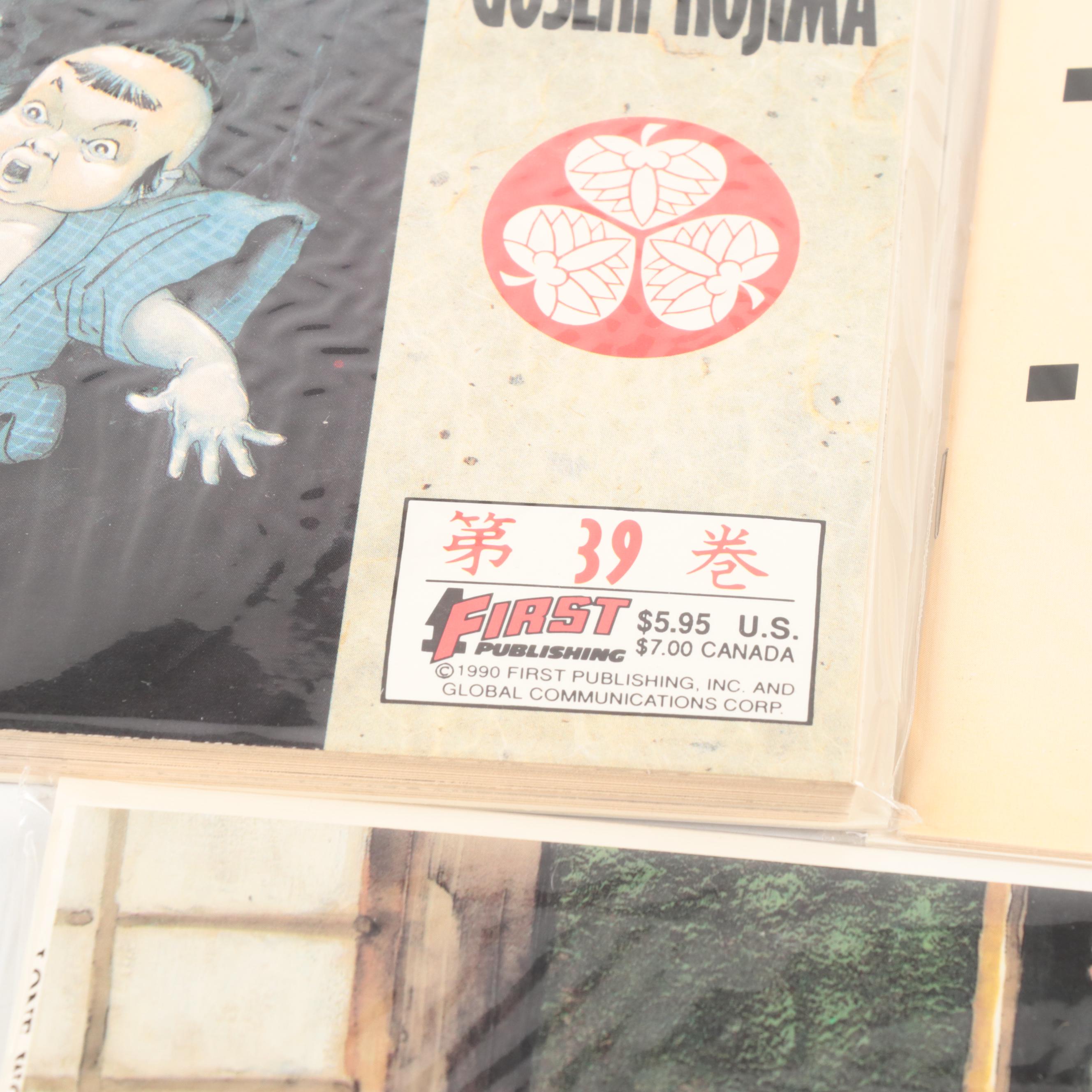 Modern Age First Publishing Comic Books with "Lone Wolf and Cub"and "Sensei"