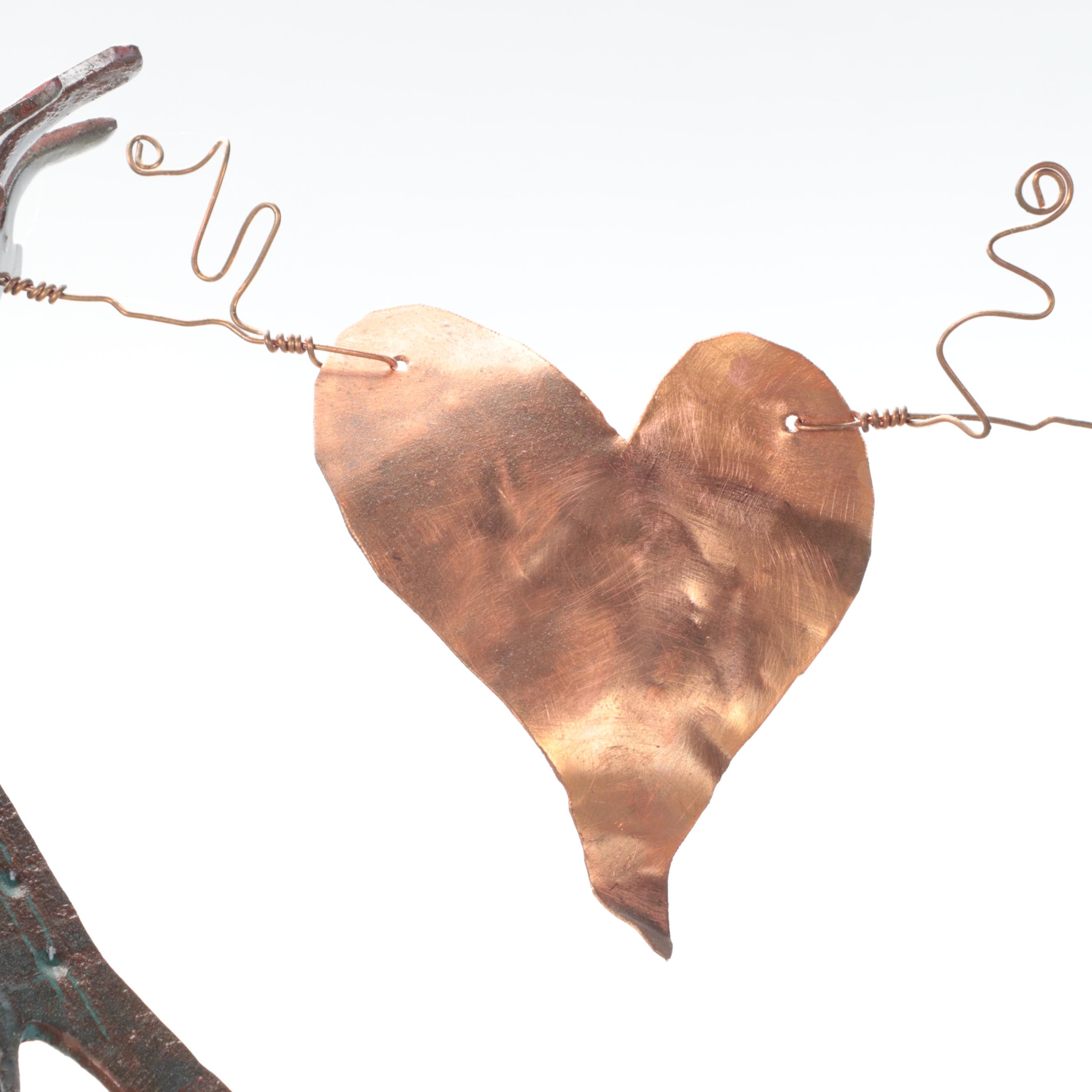 Modern Whimsical Steel Sculpture, Probably Edward Casagrande