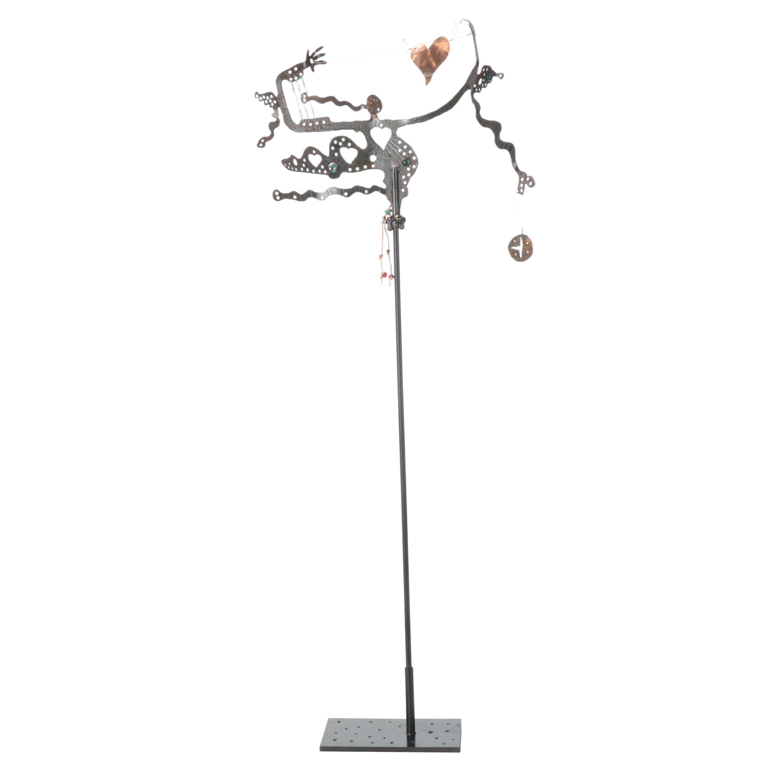 Modern Whimsical Steel Sculpture, Probably Edward Casagrande