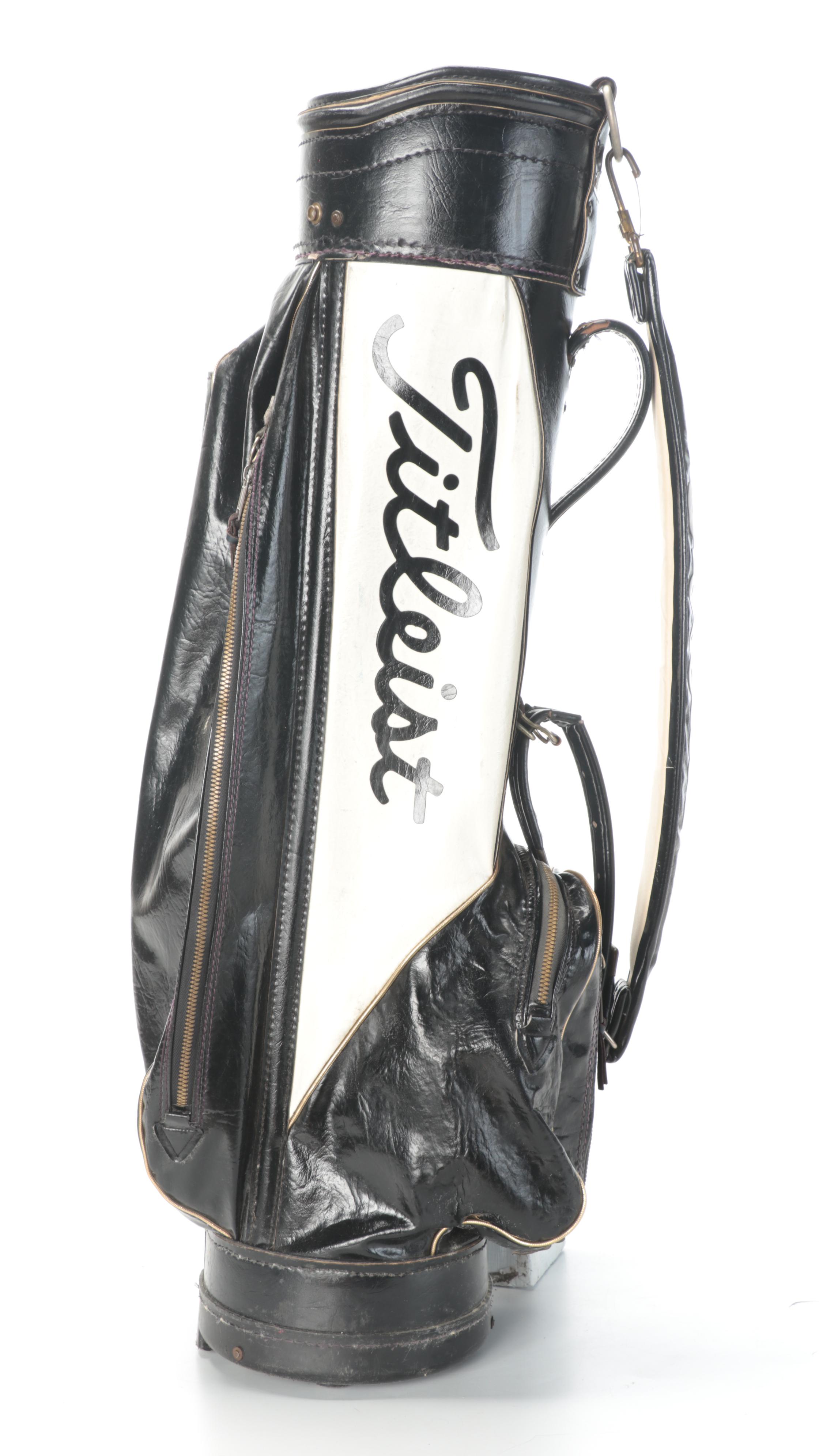 Titleist Wood and Driver 4 Club Right Handed Set with Cart Bag