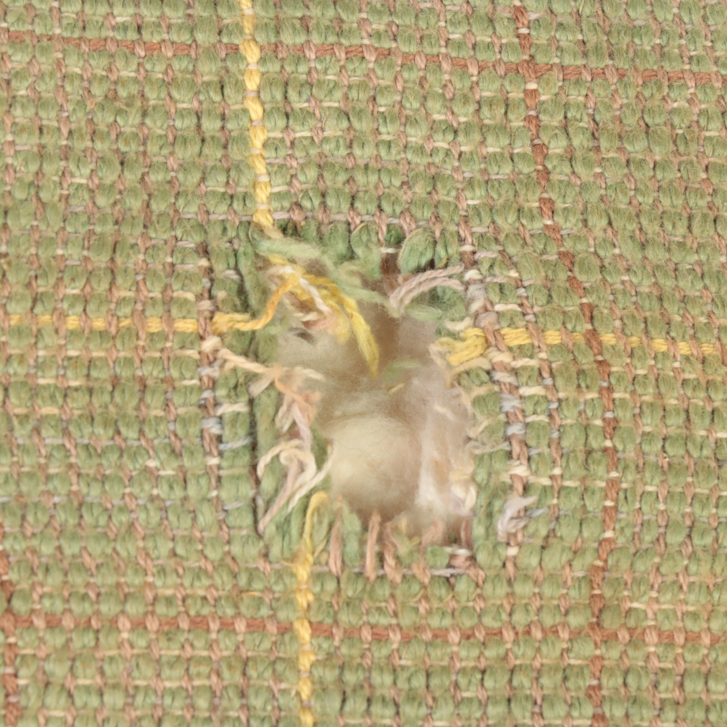 Rattan Rocker Chaise Lounge with Wire Spoke Wheels