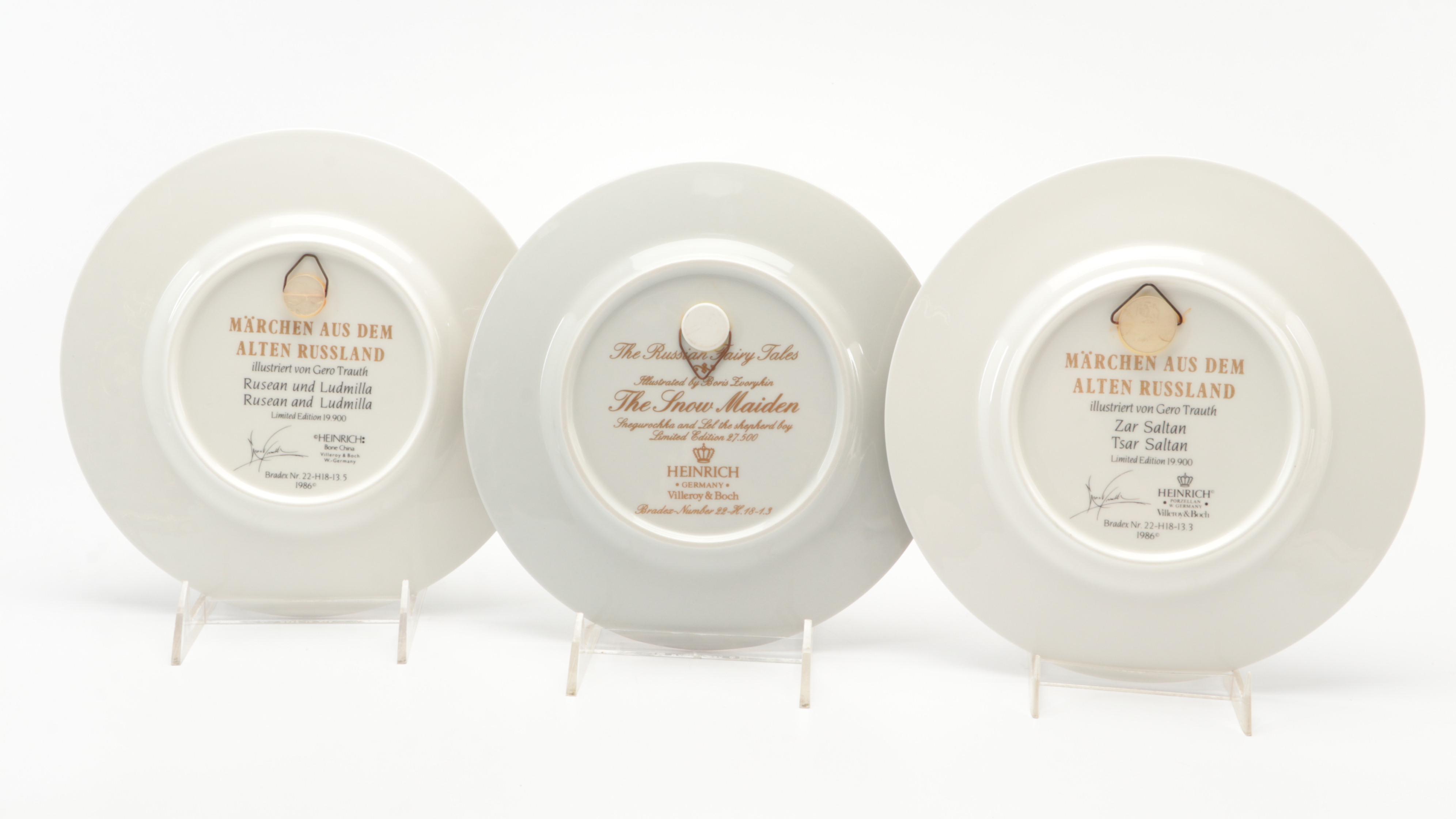 Austrian Porcelain Portrait Plate of Marie de' Medici and More Ceramic Tableware