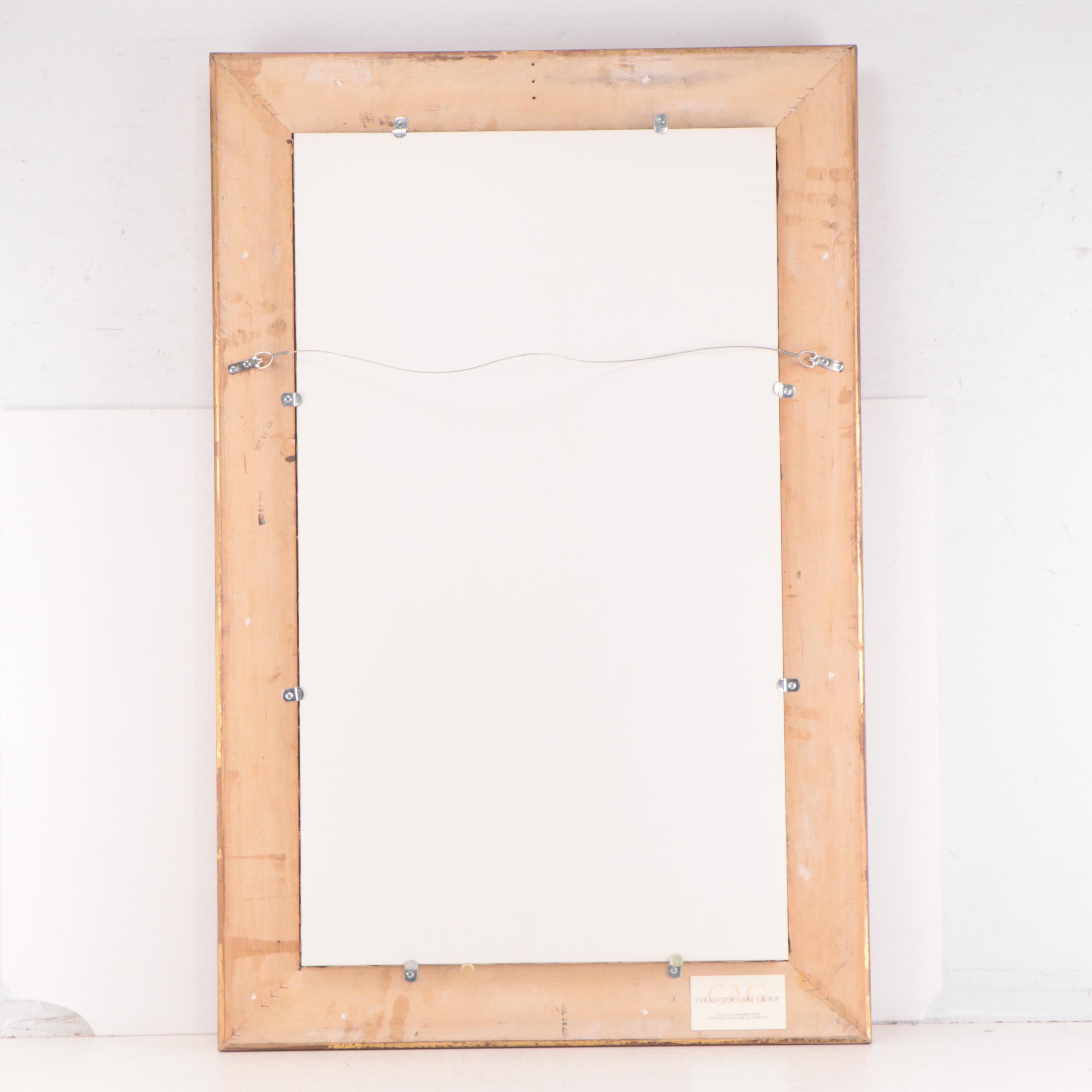 Gustavo Mancinelli Oil Painting of Female Nude in Verdant Landscape, 1880