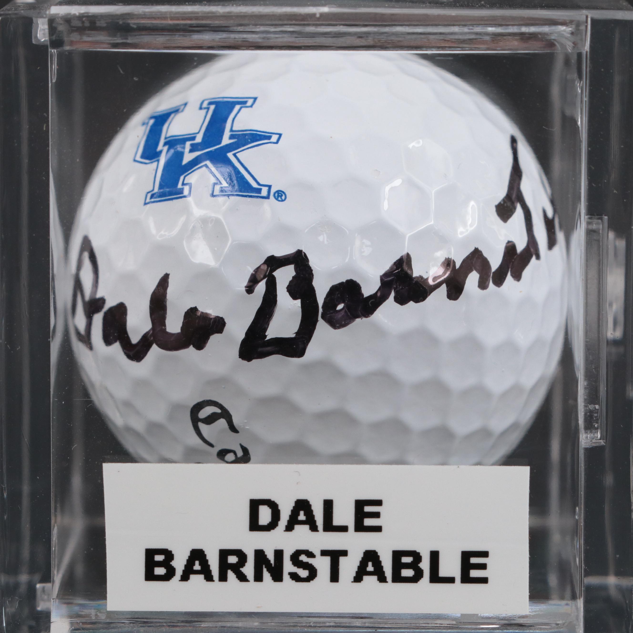 Dickey Beal, Dale Barnstable and Derrick Hord Signed Kentucky College Golf Balls