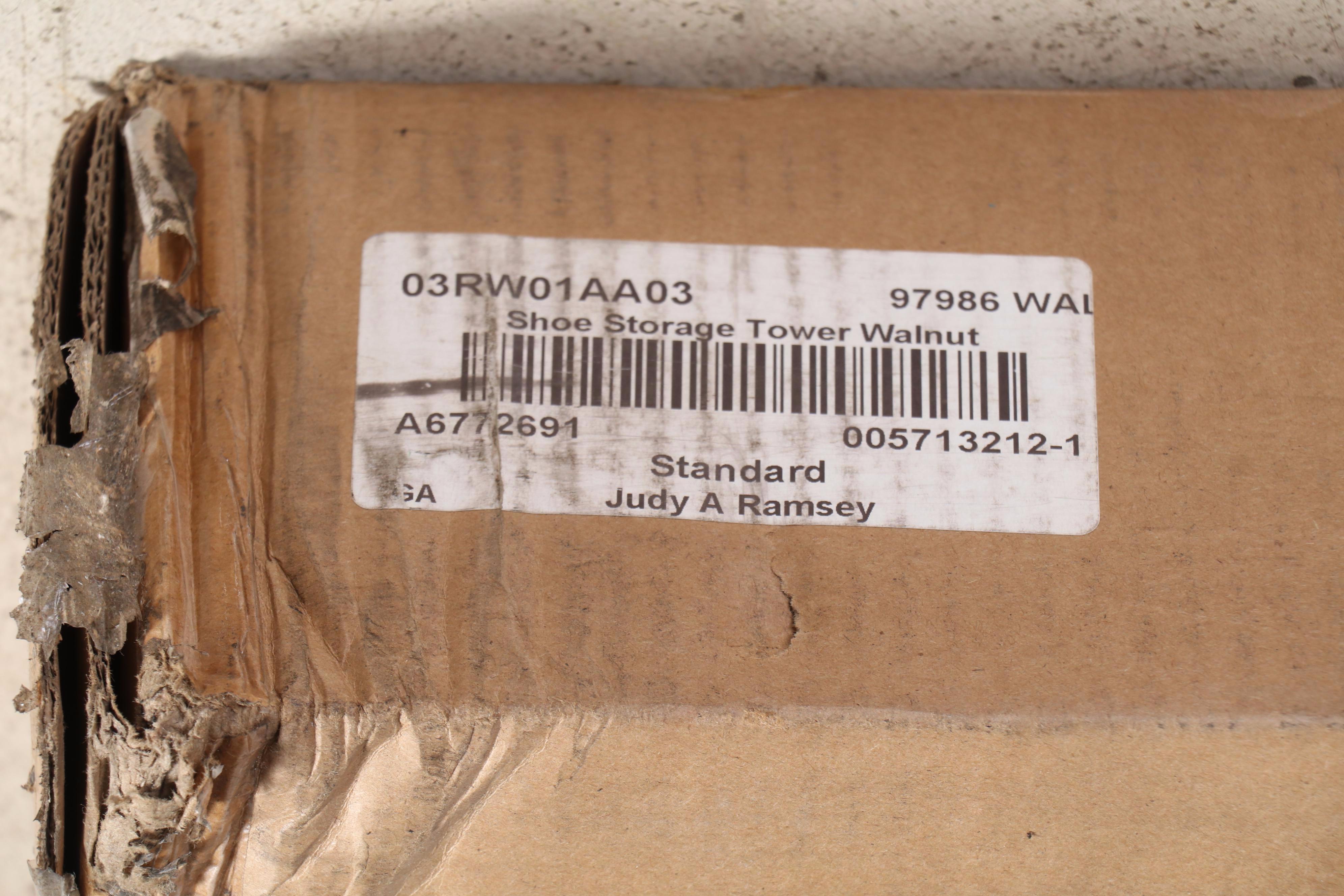 Slide Out Shoe Storage Tower