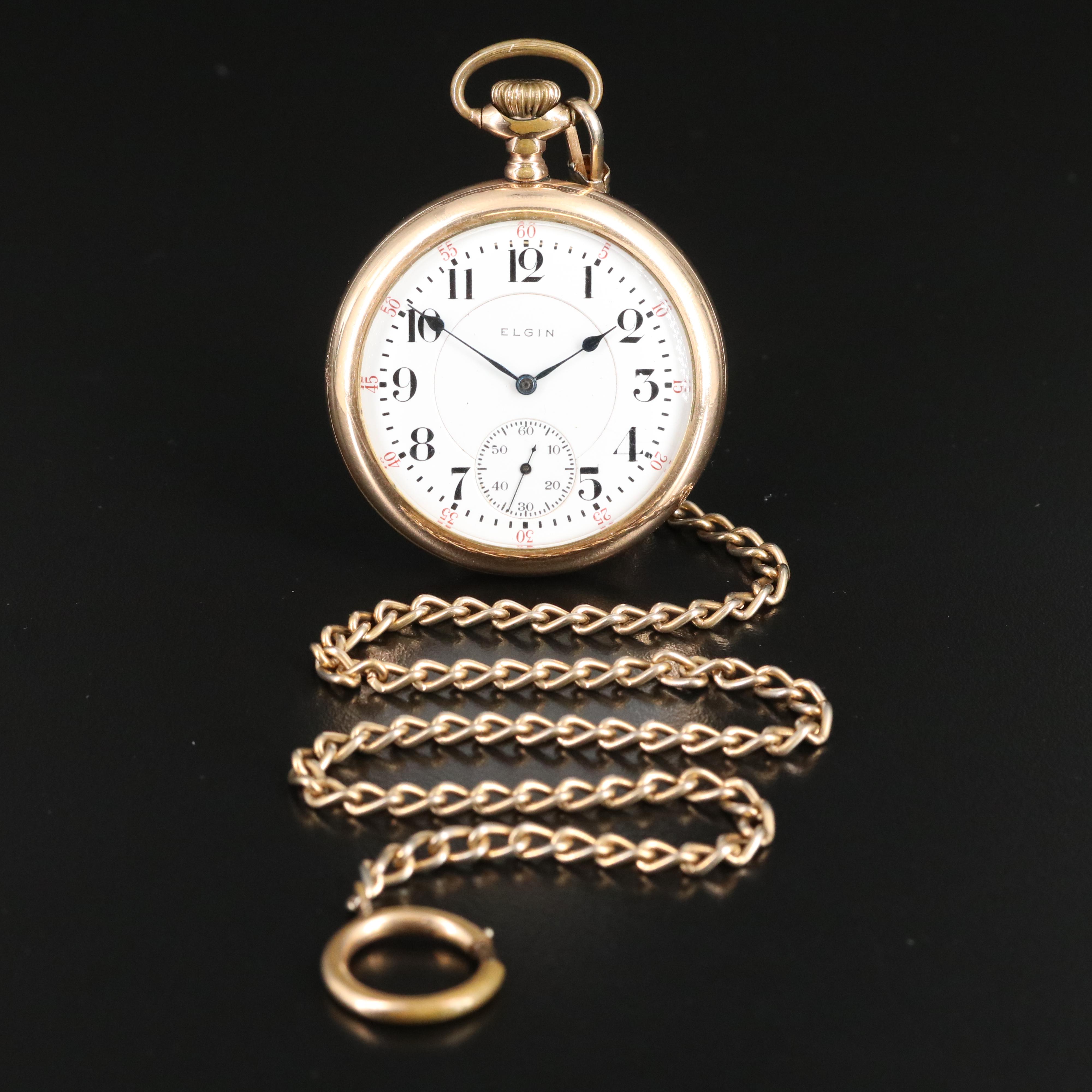 1911 Elgin "Father Time" Railroad-Grade Pocket Watch