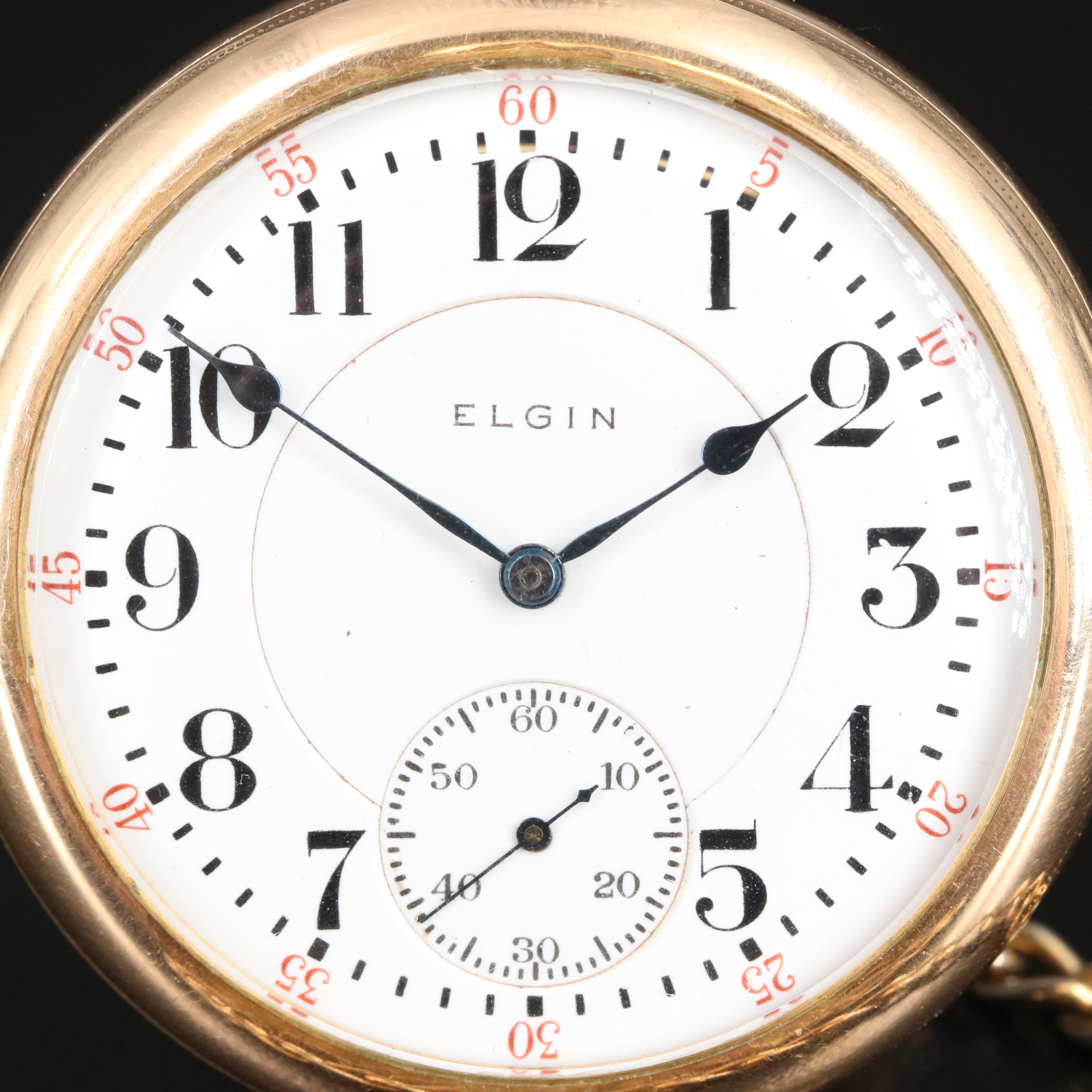1911 Elgin "Father Time" Railroad-Grade Pocket Watch