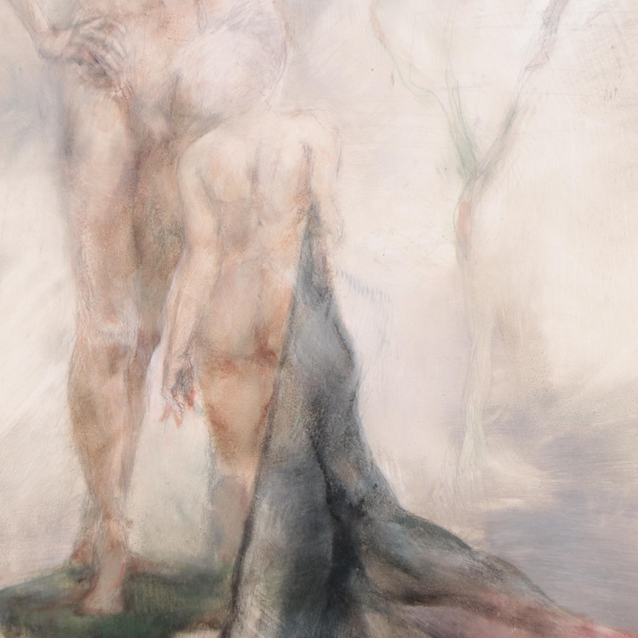 Sarah Szabo Surrealist Figural Oil Painting, 21st Century