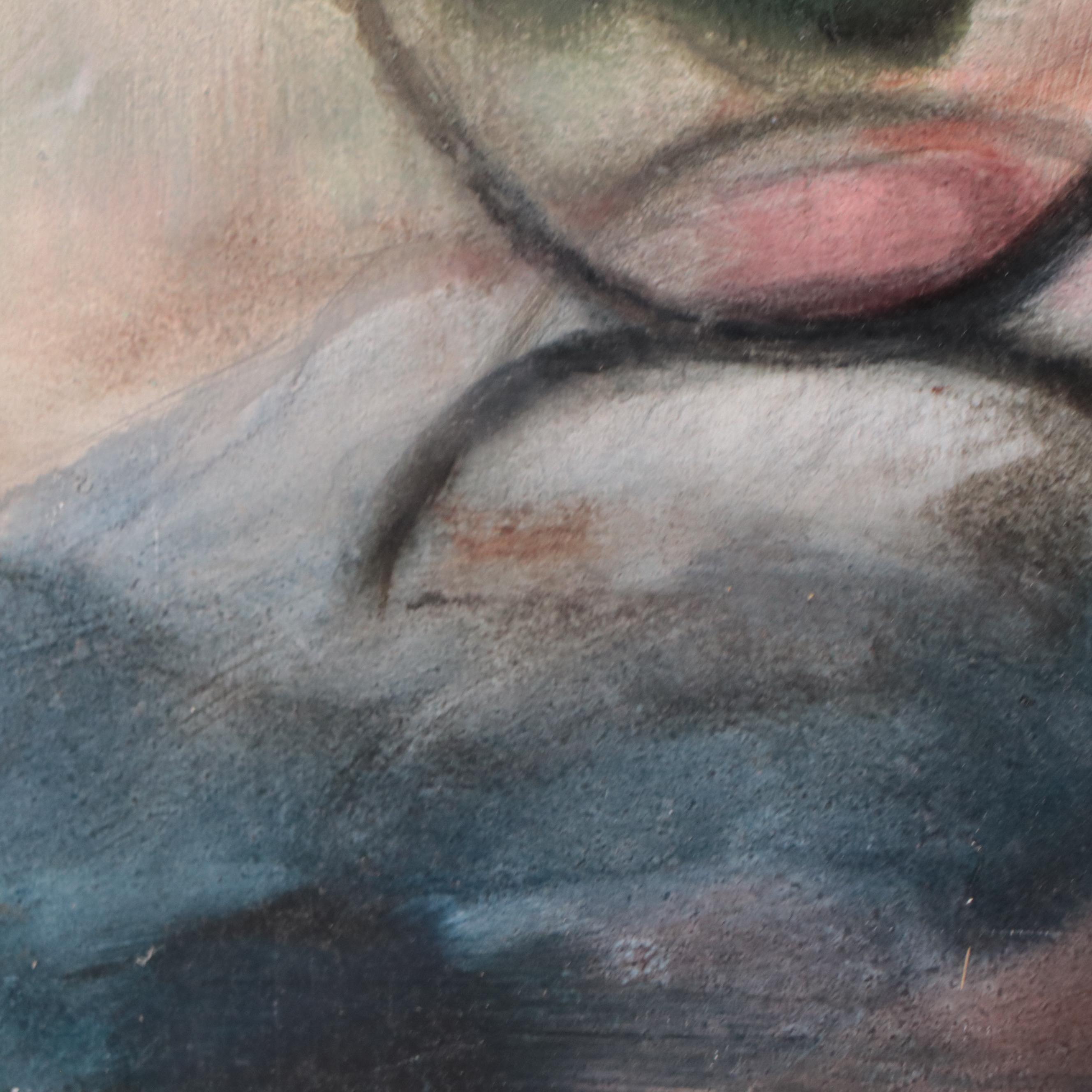 Sarah Szabo Surrealist Figural Oil Painting, 21st Century