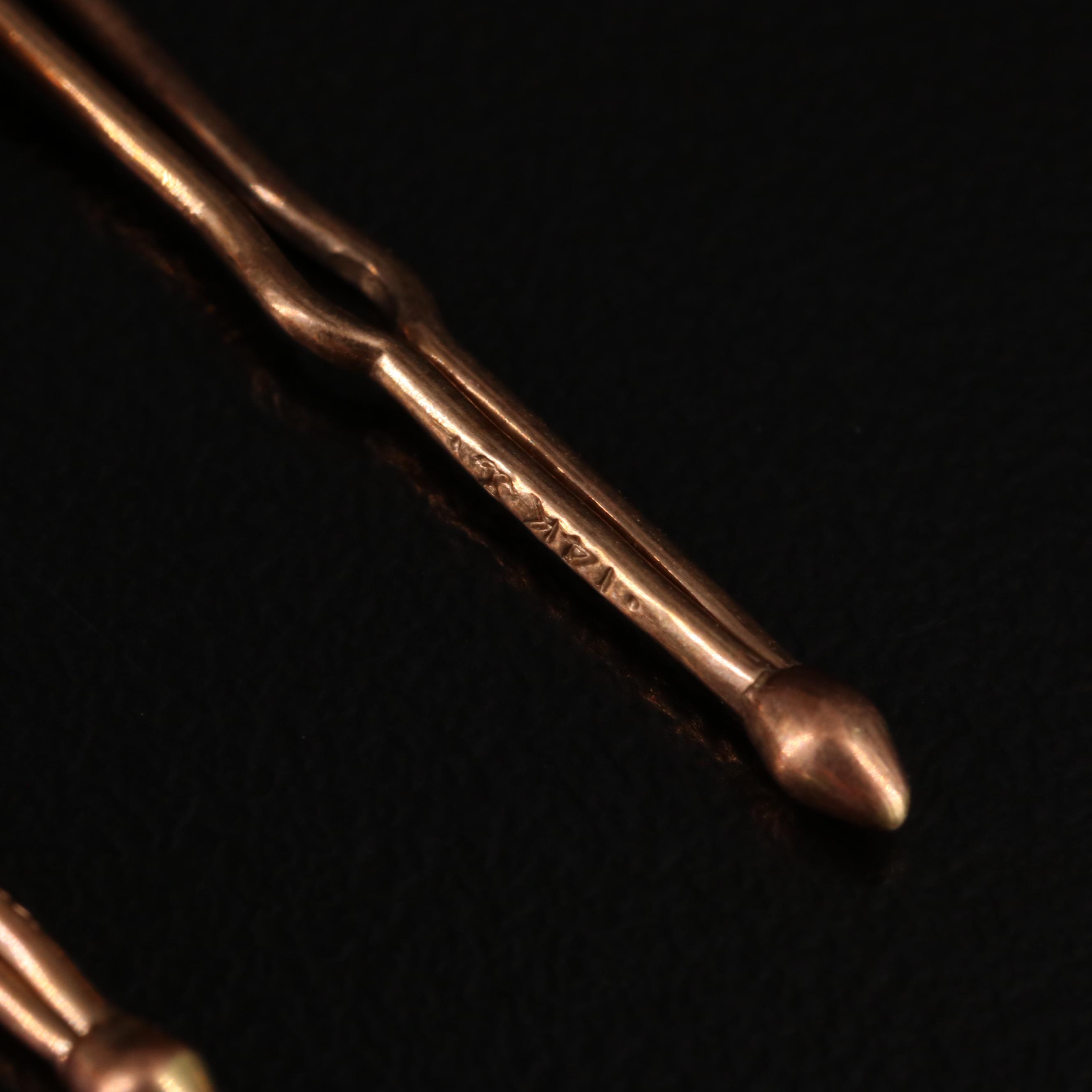 Vintage Krementz 14K Mother-of-Pearl Cufflinks and Shirt Studs