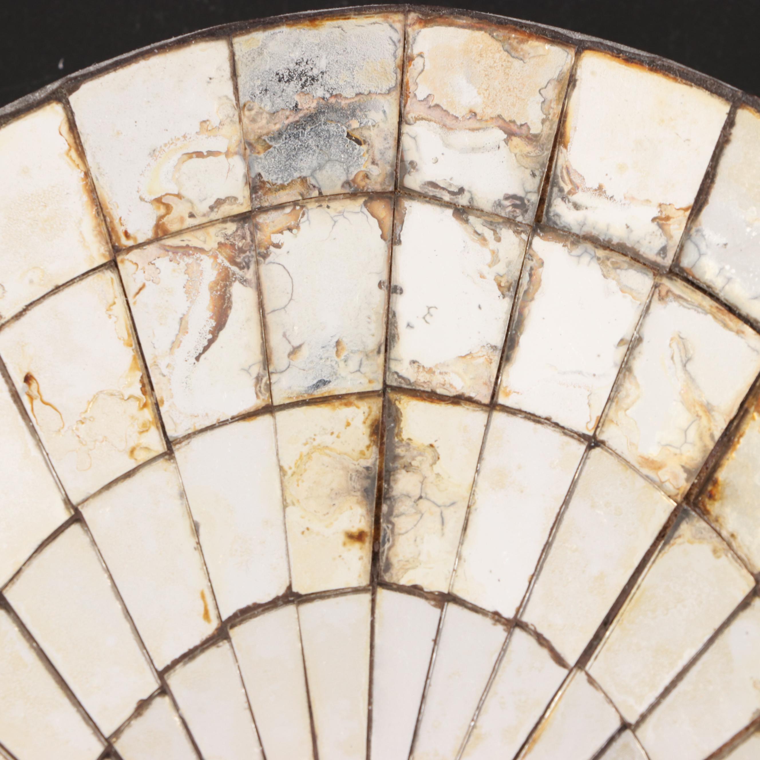 Colonial Style Mirrored Tin Candle Sconces