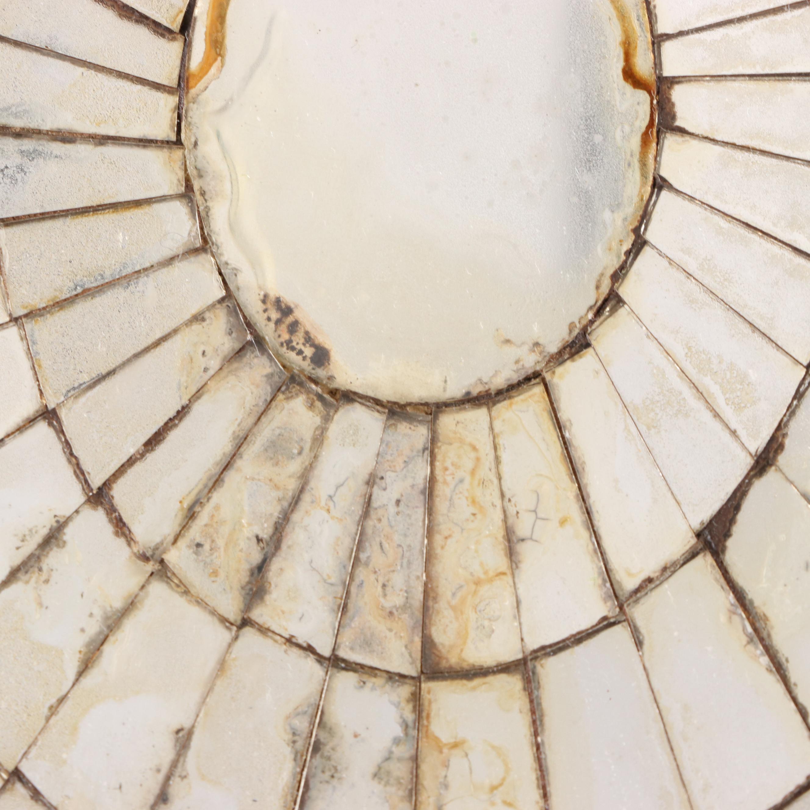 Colonial Style Mirrored Tin Candle Sconces