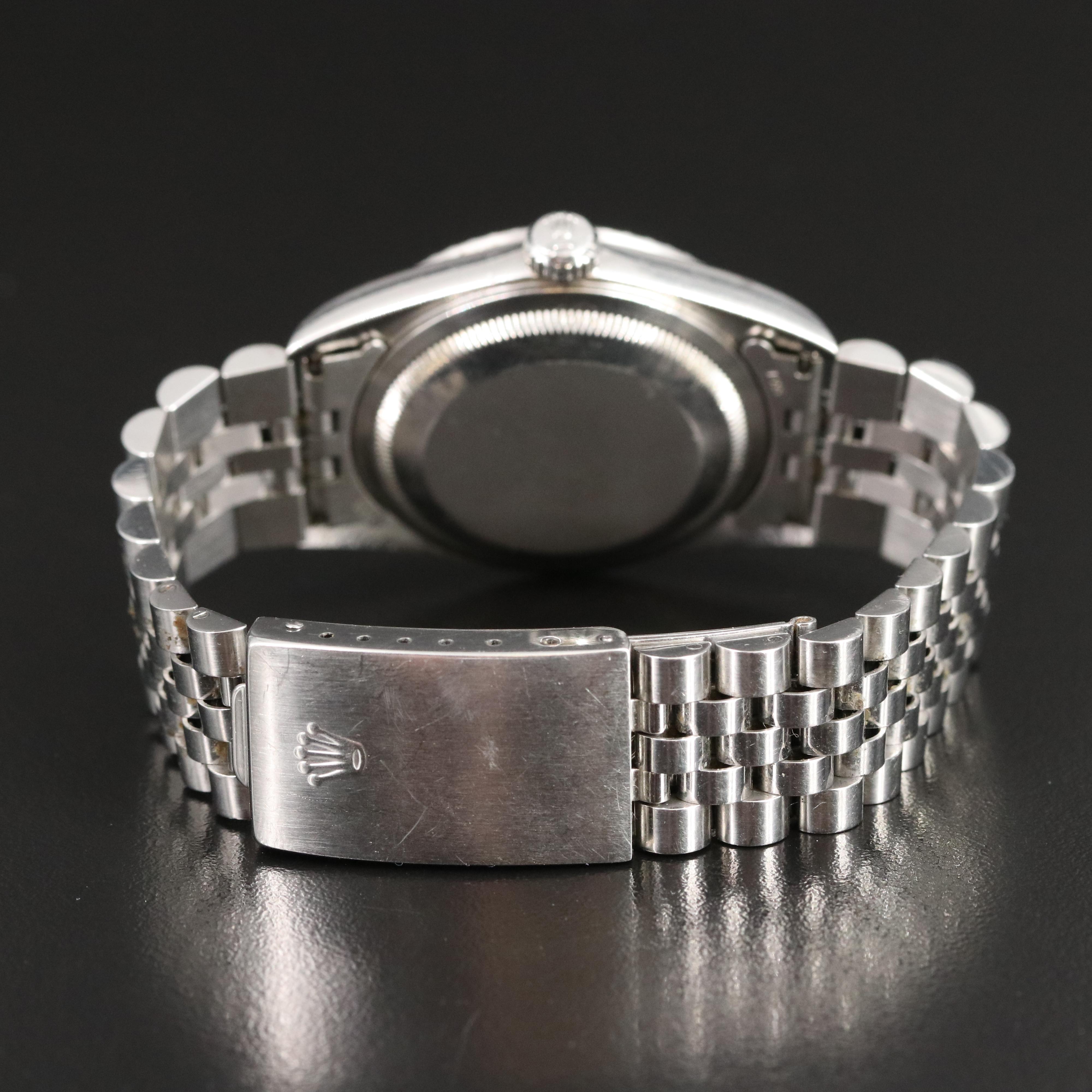 1995-96 Rolex Oyster Perpetual Datejust Diamond Dial Watch