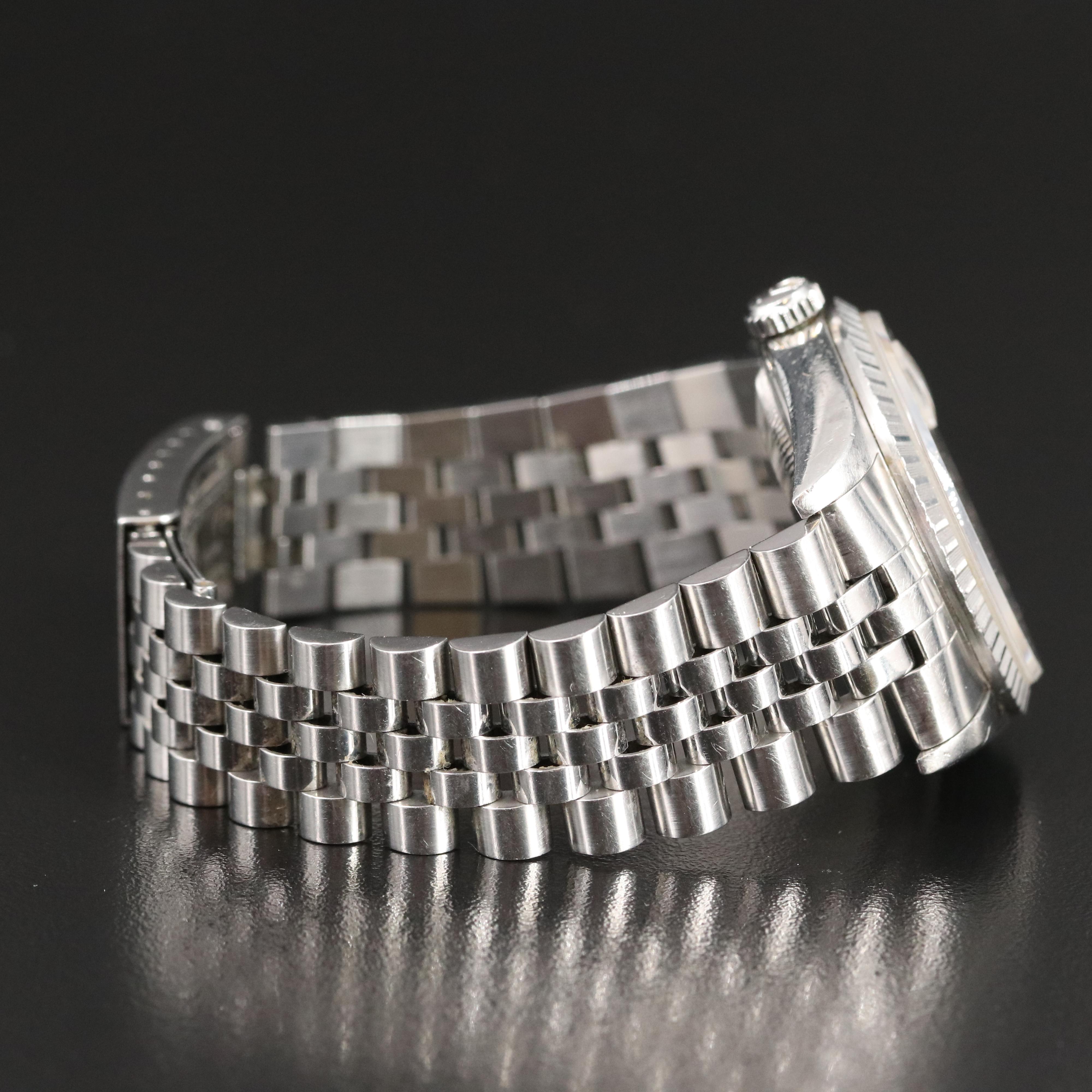 1995-96 Rolex Oyster Perpetual Datejust Diamond Dial Watch