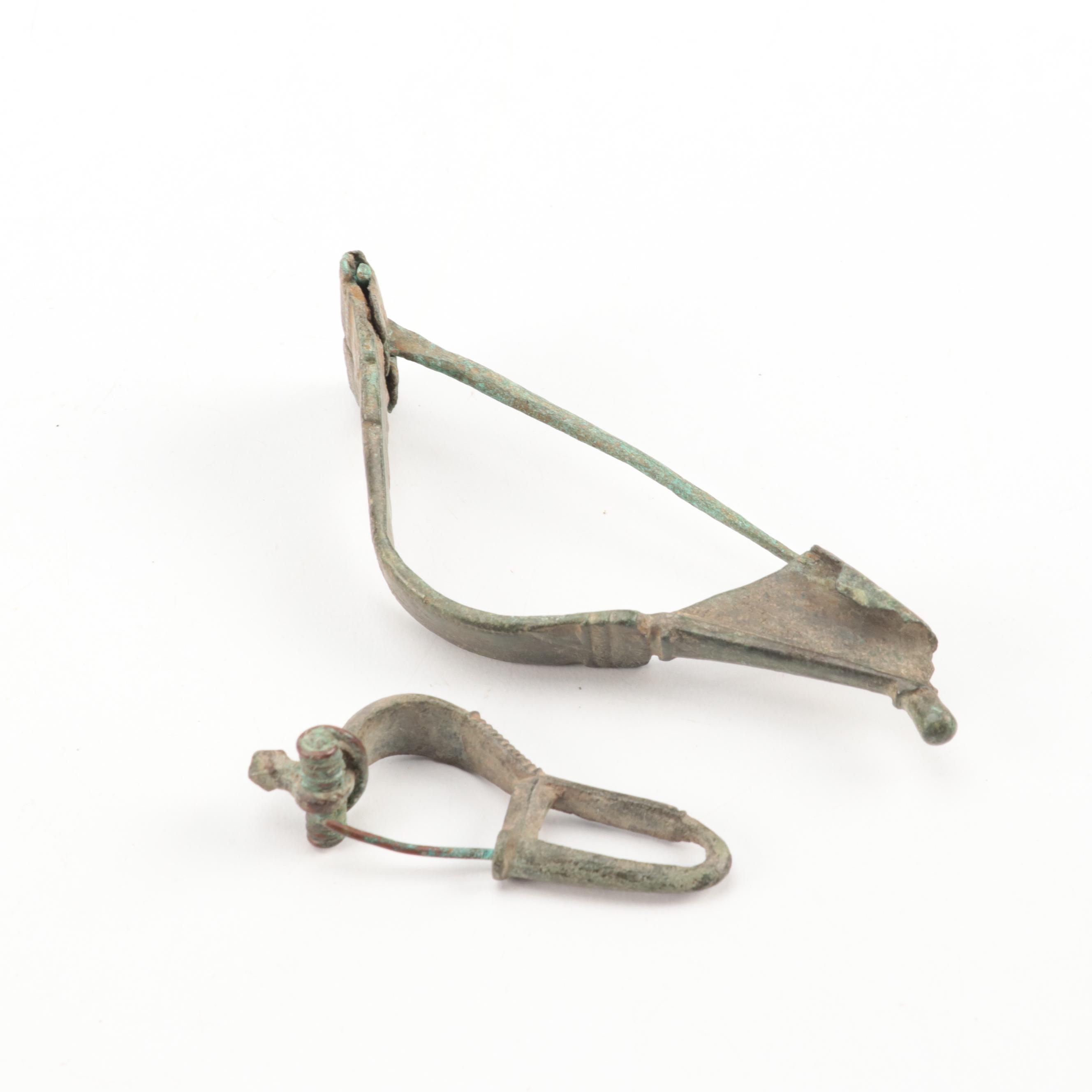 Ancient Roman Bronze Brooches and Pendant
