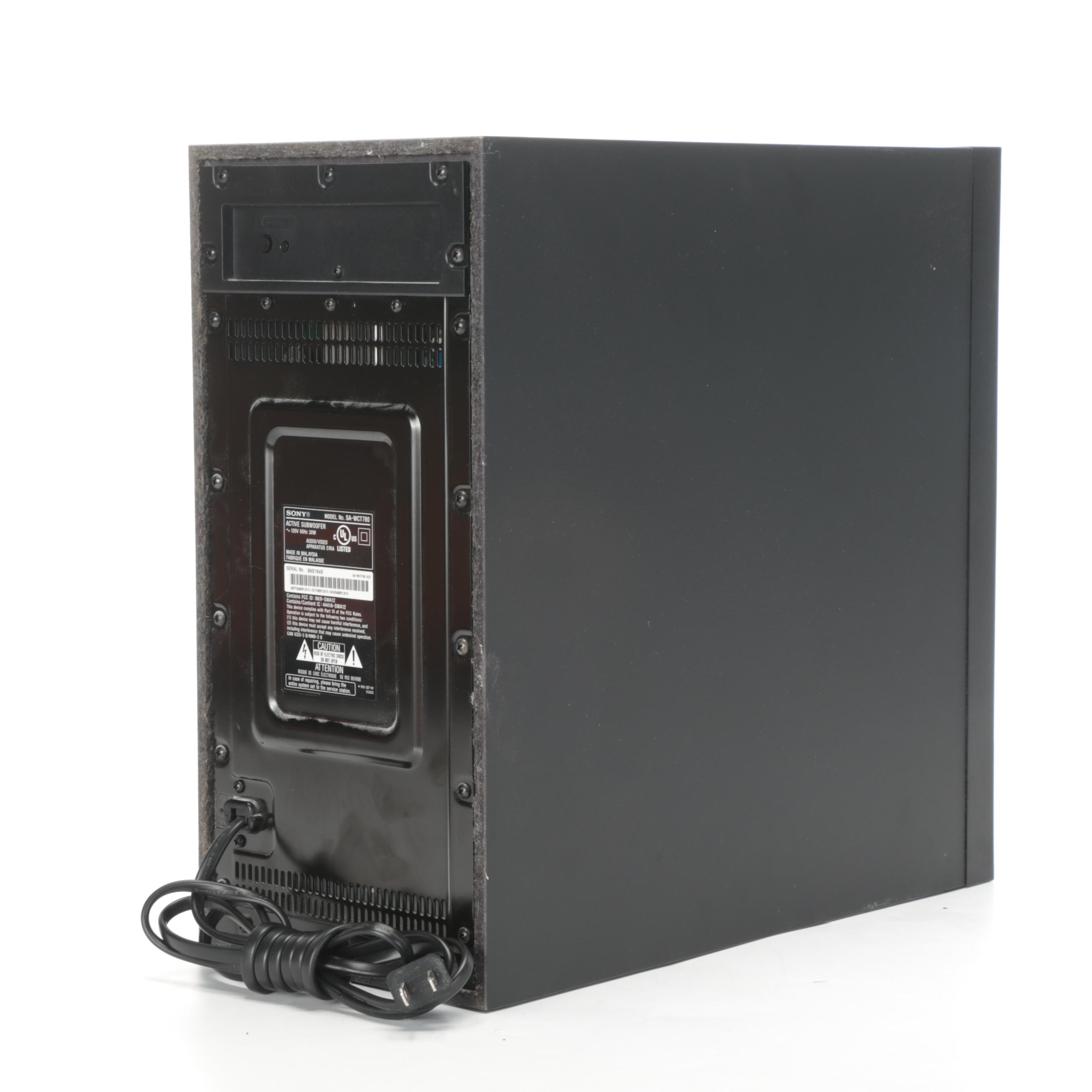 Zvox SoundBase Single-Cabinet Surround System with Sony Active Speaker System