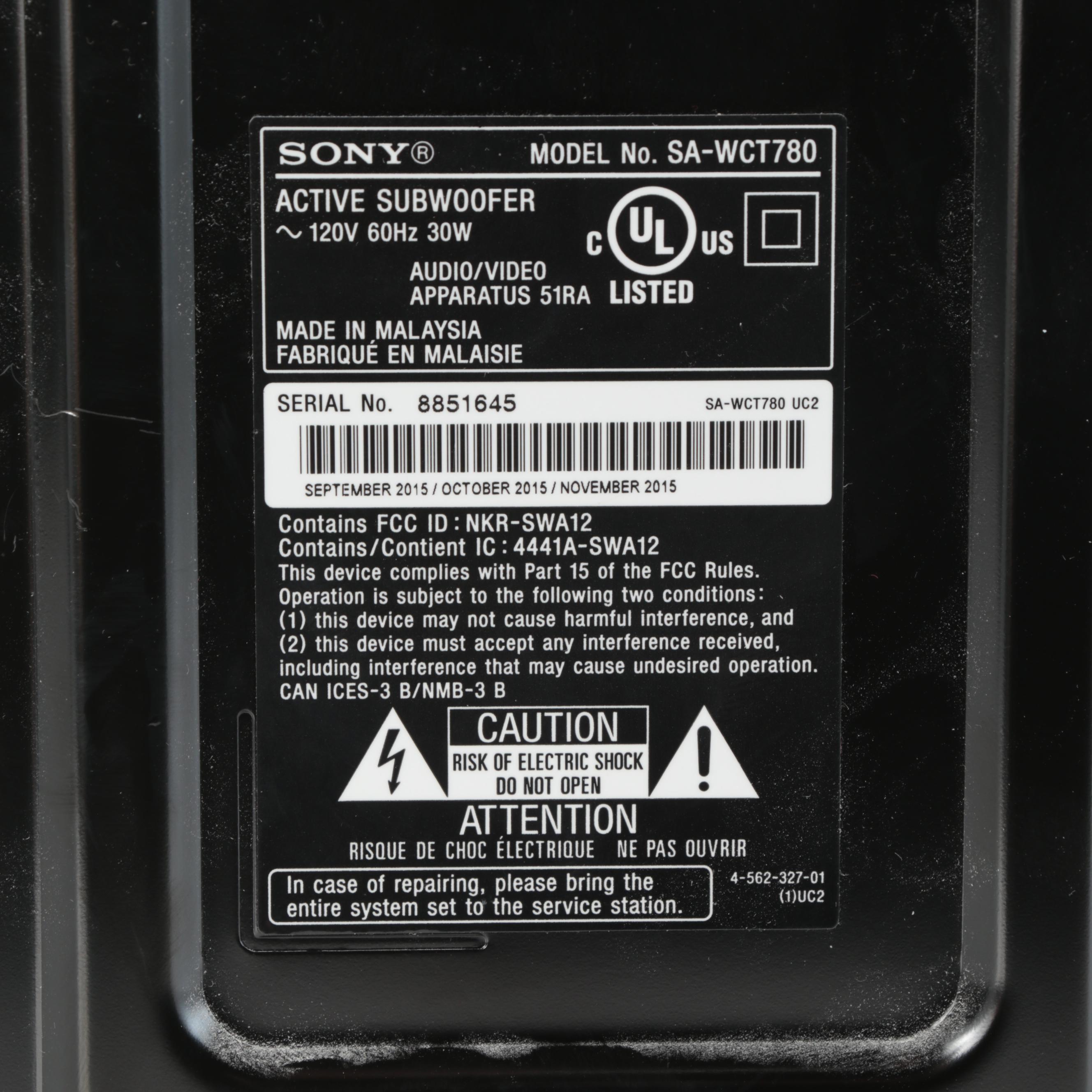 Zvox SoundBase Single-Cabinet Surround System with Sony Active Speaker System