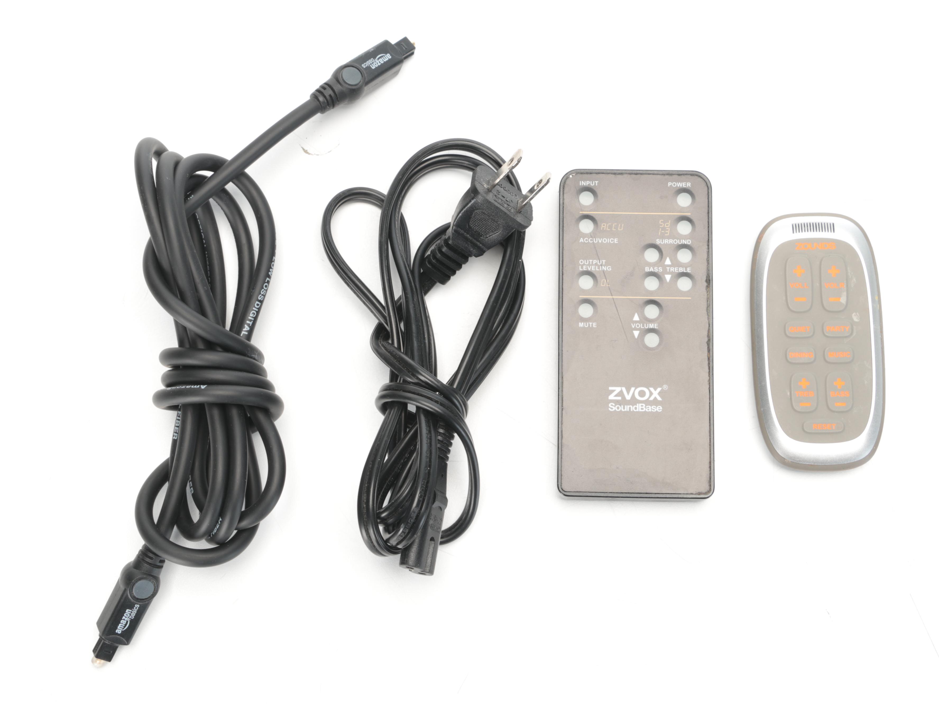 Zvox SoundBase Single-Cabinet Surround System with Sony Active Speaker System