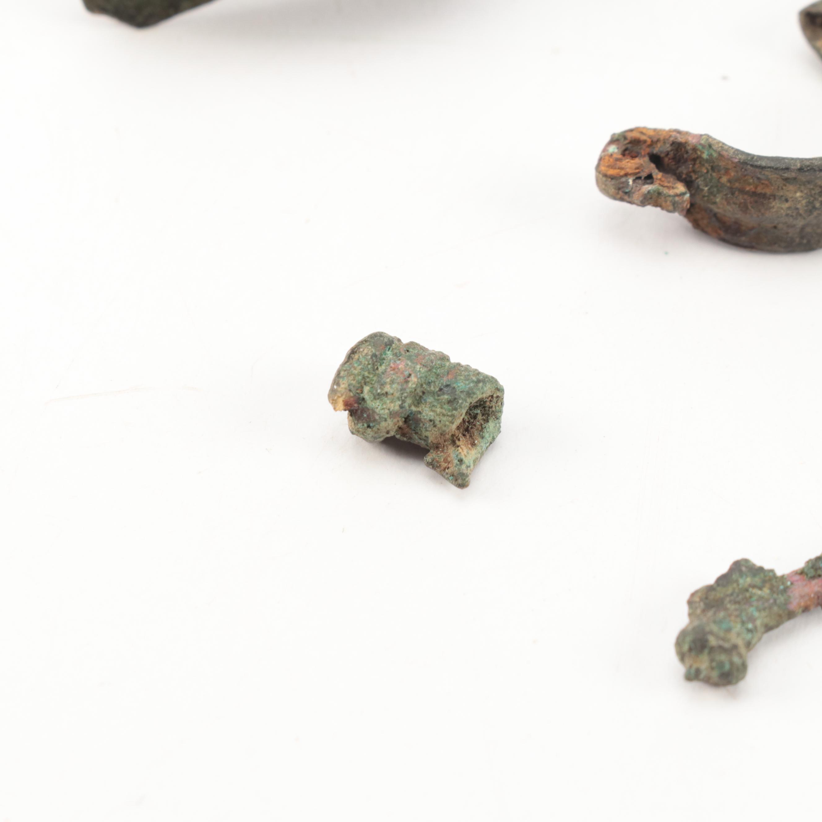 Ancient Roman Bronze Brooches and Ring, Circa 100-300 CE