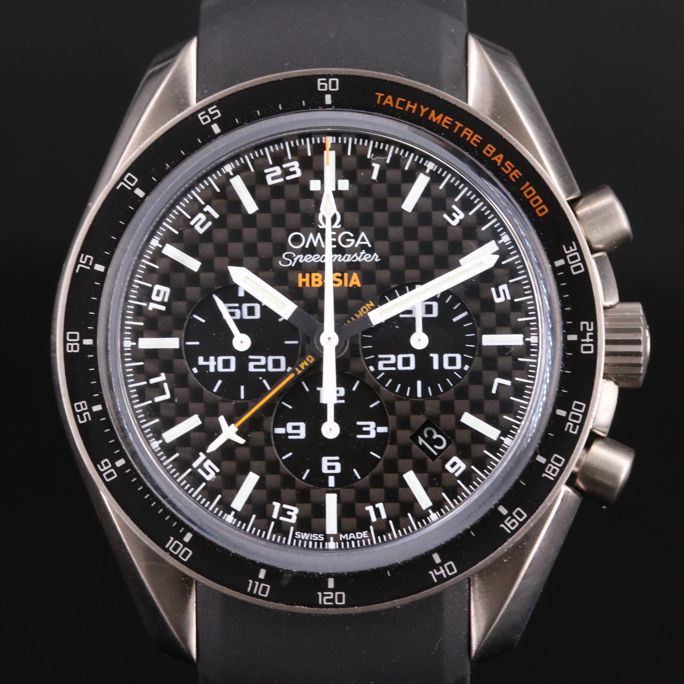 Omega Speedmaster "Solar Impulse" Titanium GMT Automatic Watch