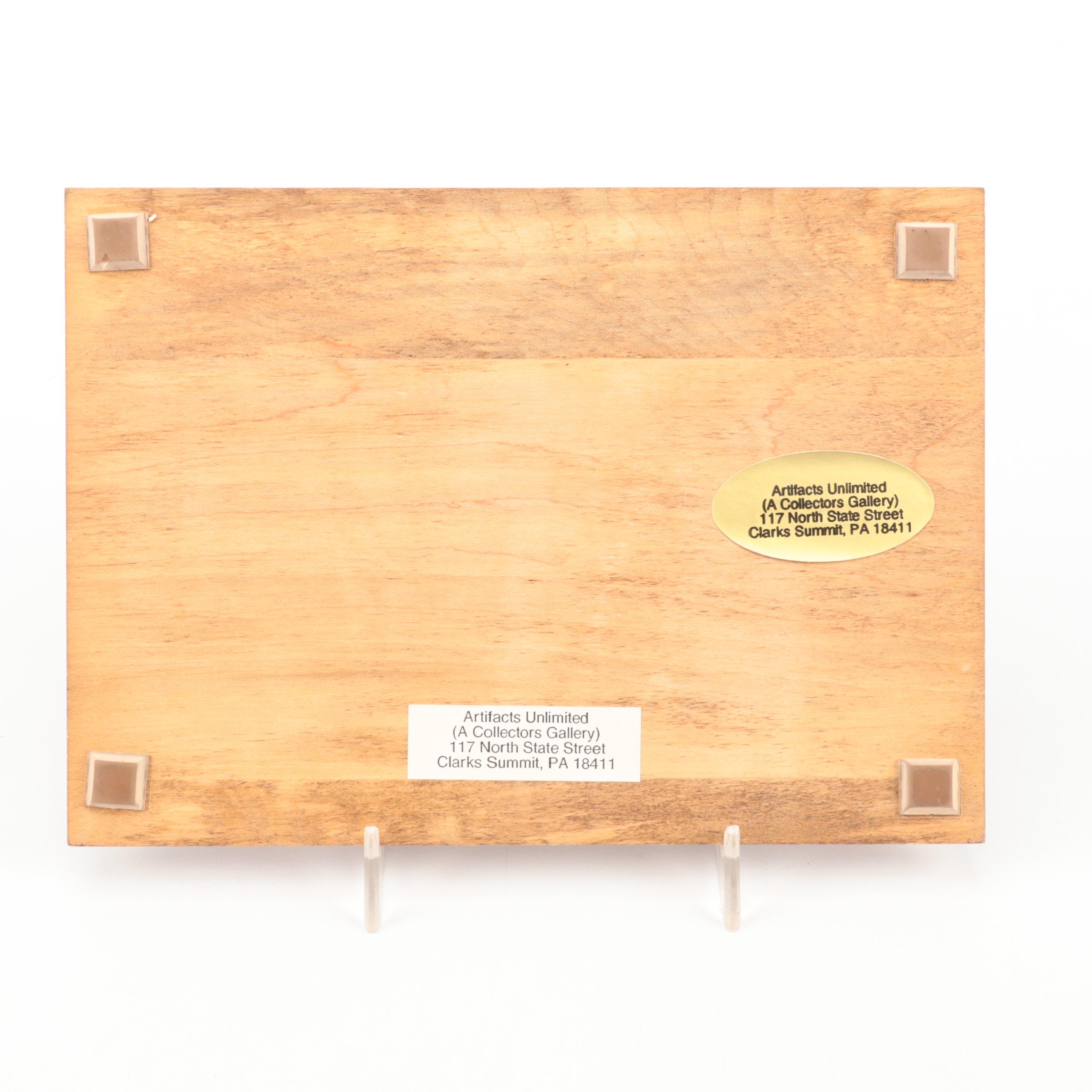 Revolutionary War Era Cannonball with Civil War Era Cannonball