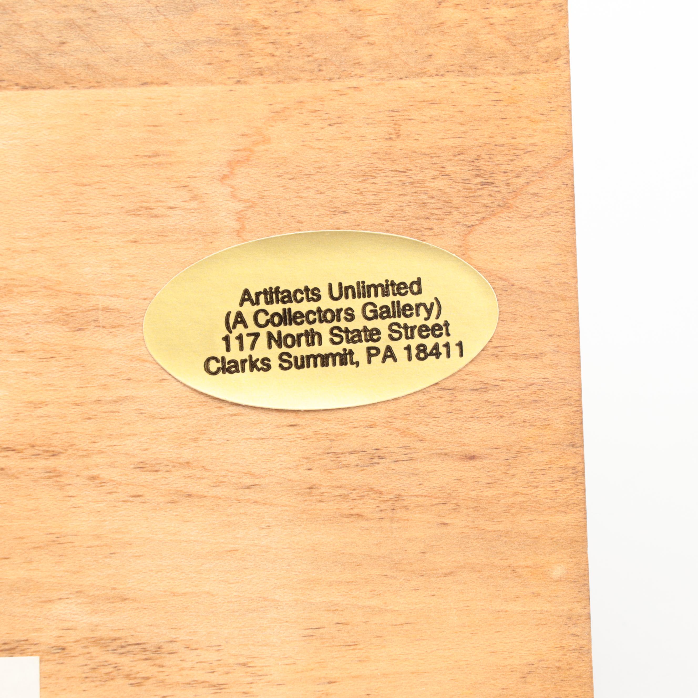 Revolutionary War Era Cannonball with Civil War Era Cannonball