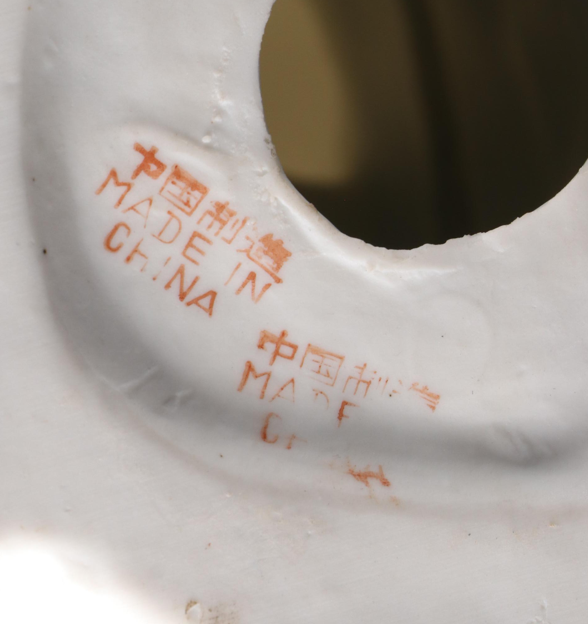 Chinese Gilt Porcelain Laughing Buddha Budai Figurines