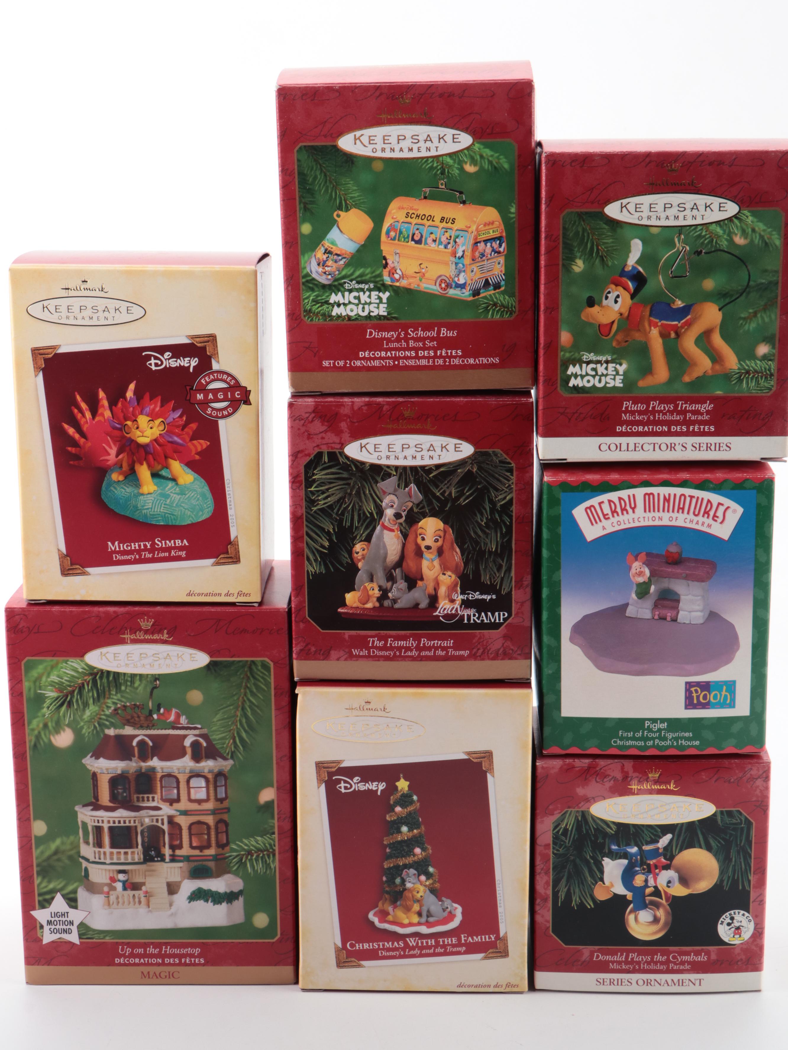 Hallmark Holiday Disney Ornaments and Figurines