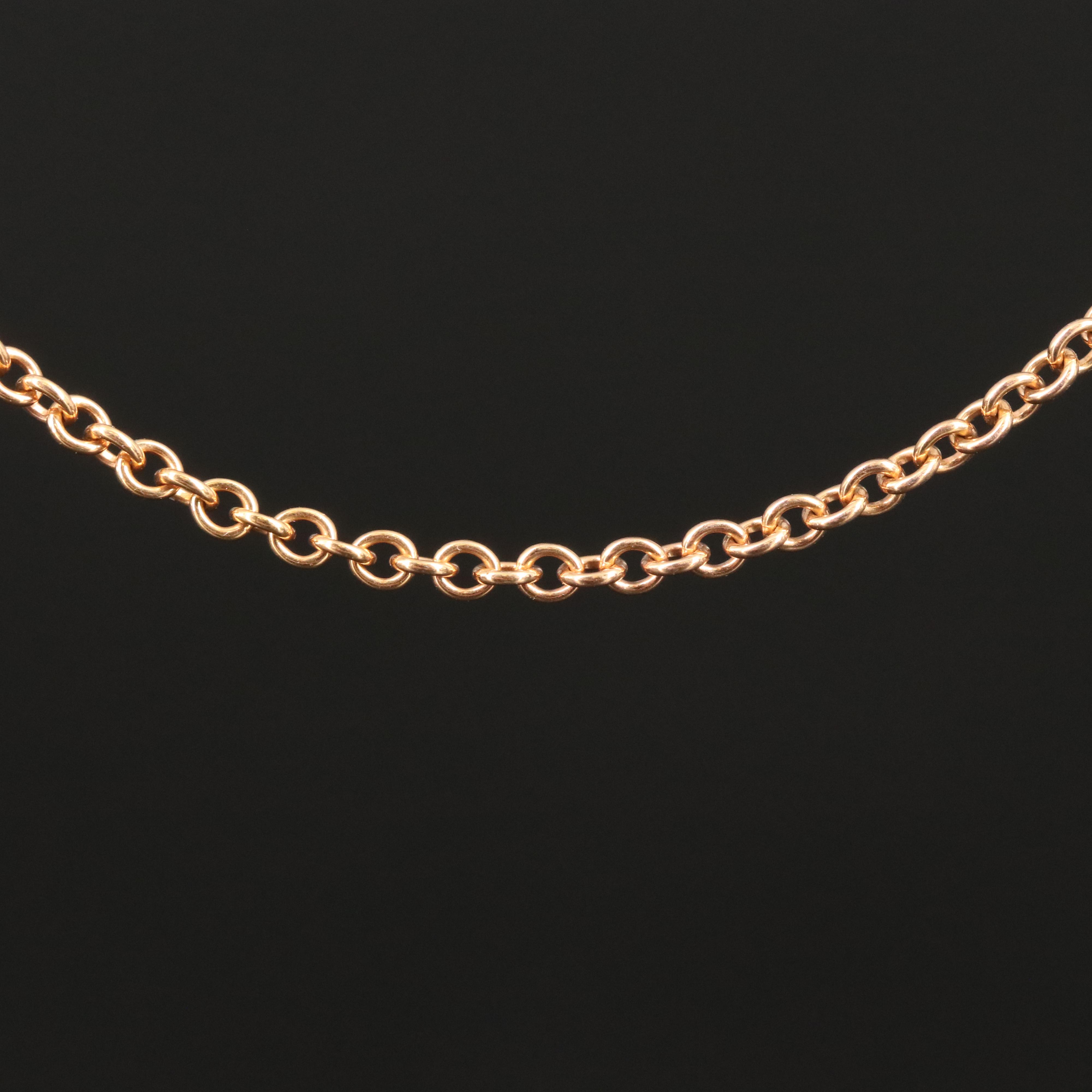 18K Cable Chain Necklace