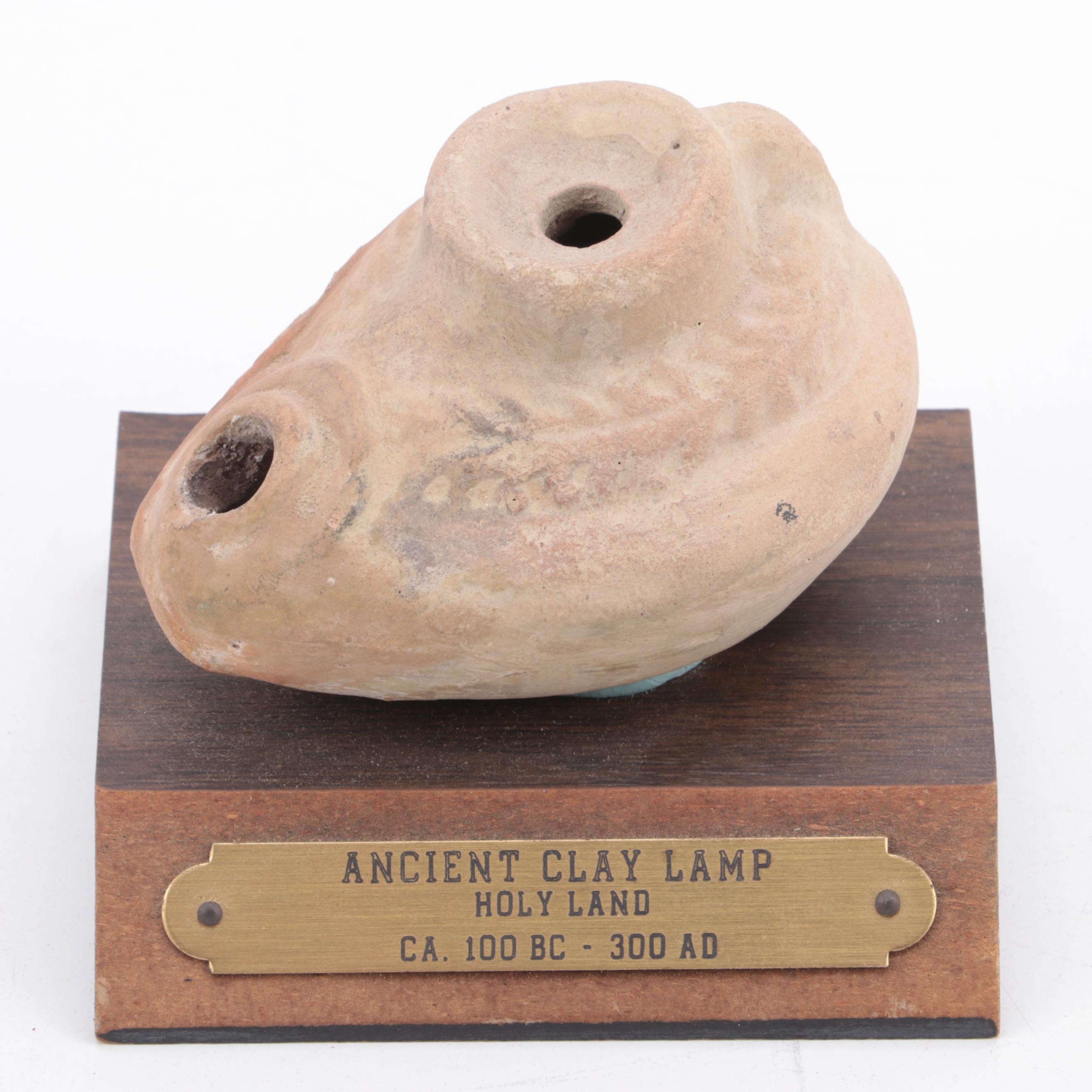 Ancient Clay Oil Lamps